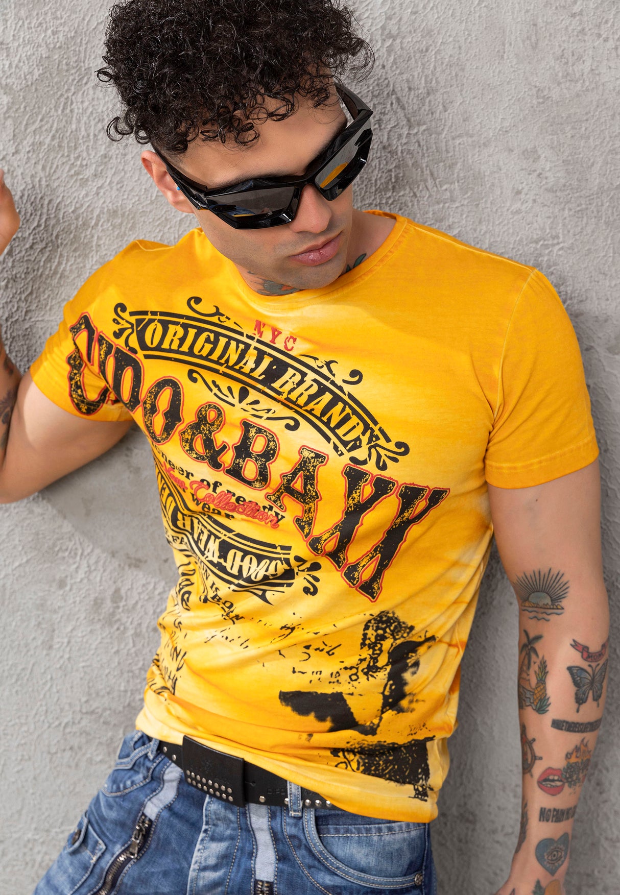 CT779 t-shirt męski z nadrukiem