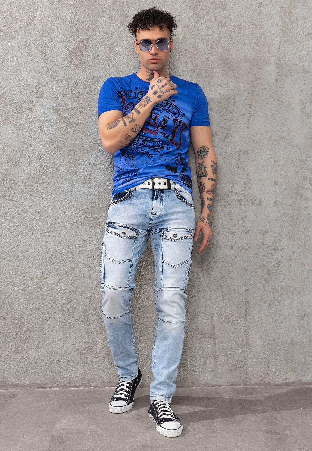 CT779 t-shirt męski z nadrukiem