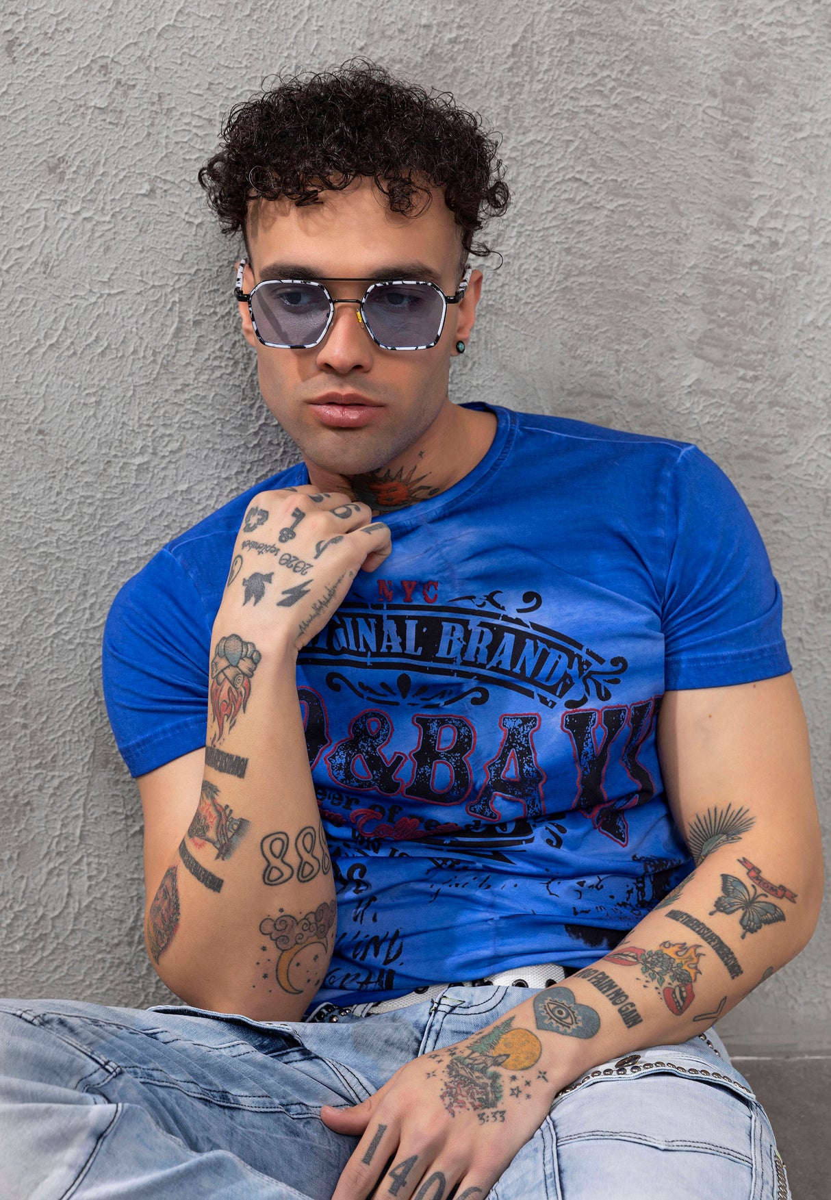 CT779 t-shirt męski z nadrukiem