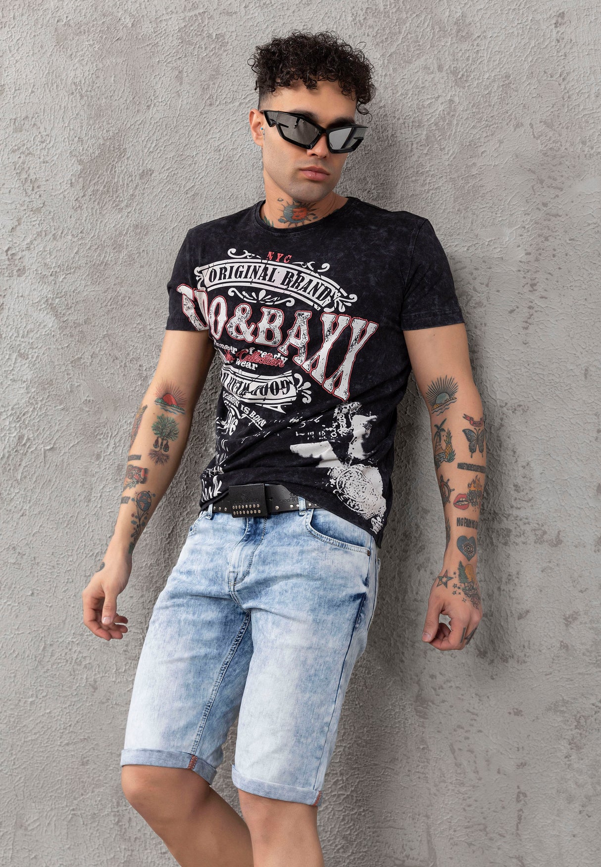 CT779 t-shirt męski z nadrukiem