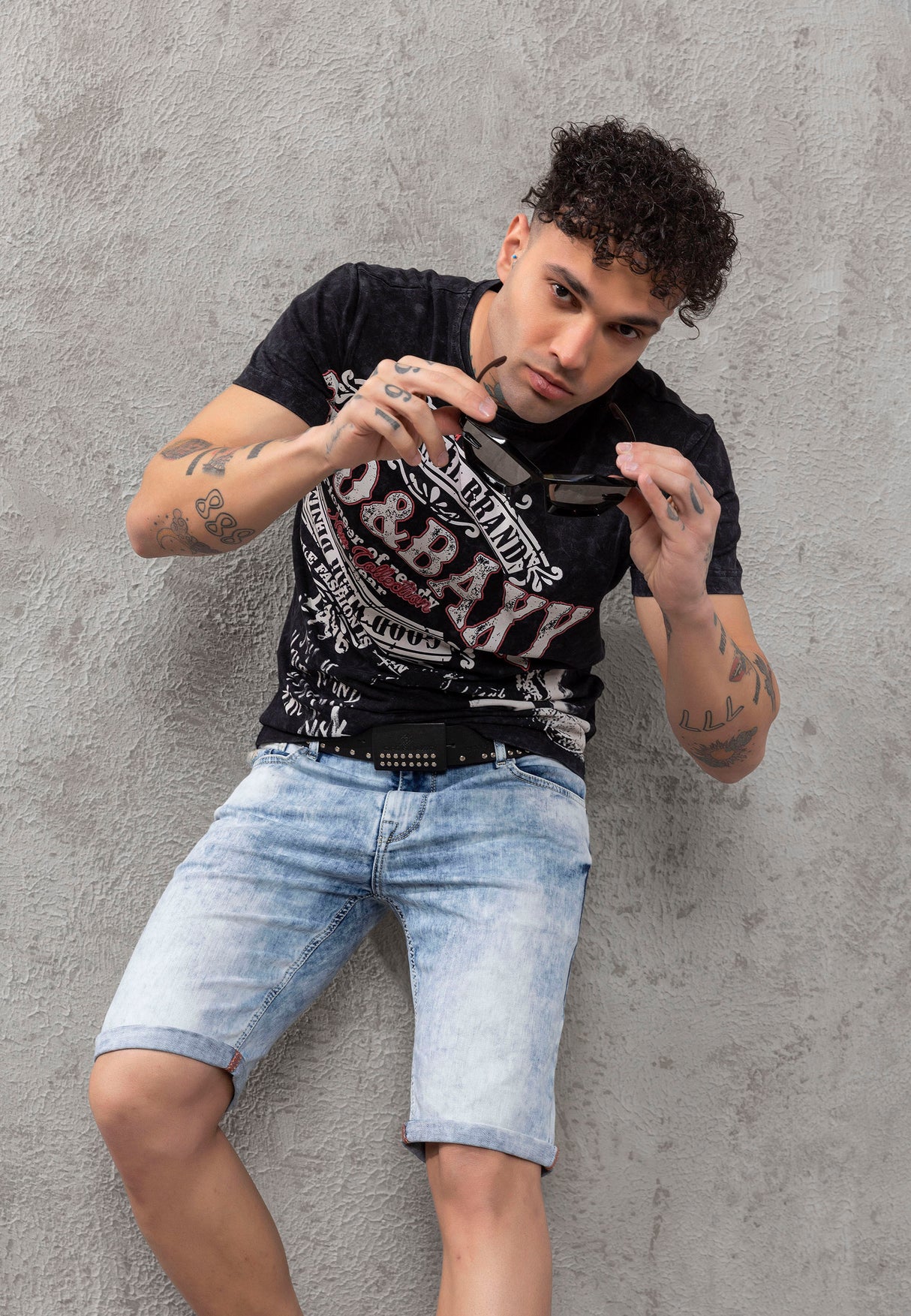 CT779 t-shirt męski z nadrukiem