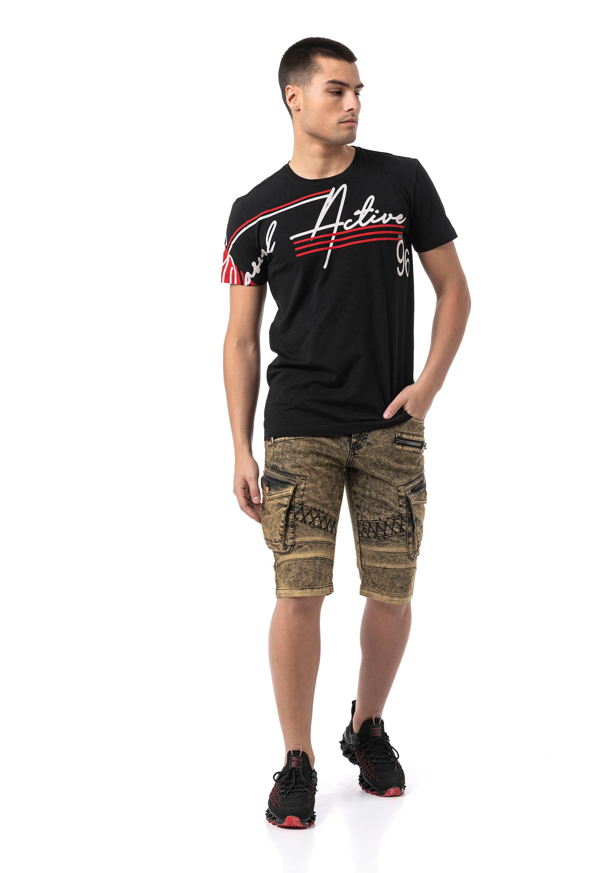 CT796 t-shit męski z nadrukiem