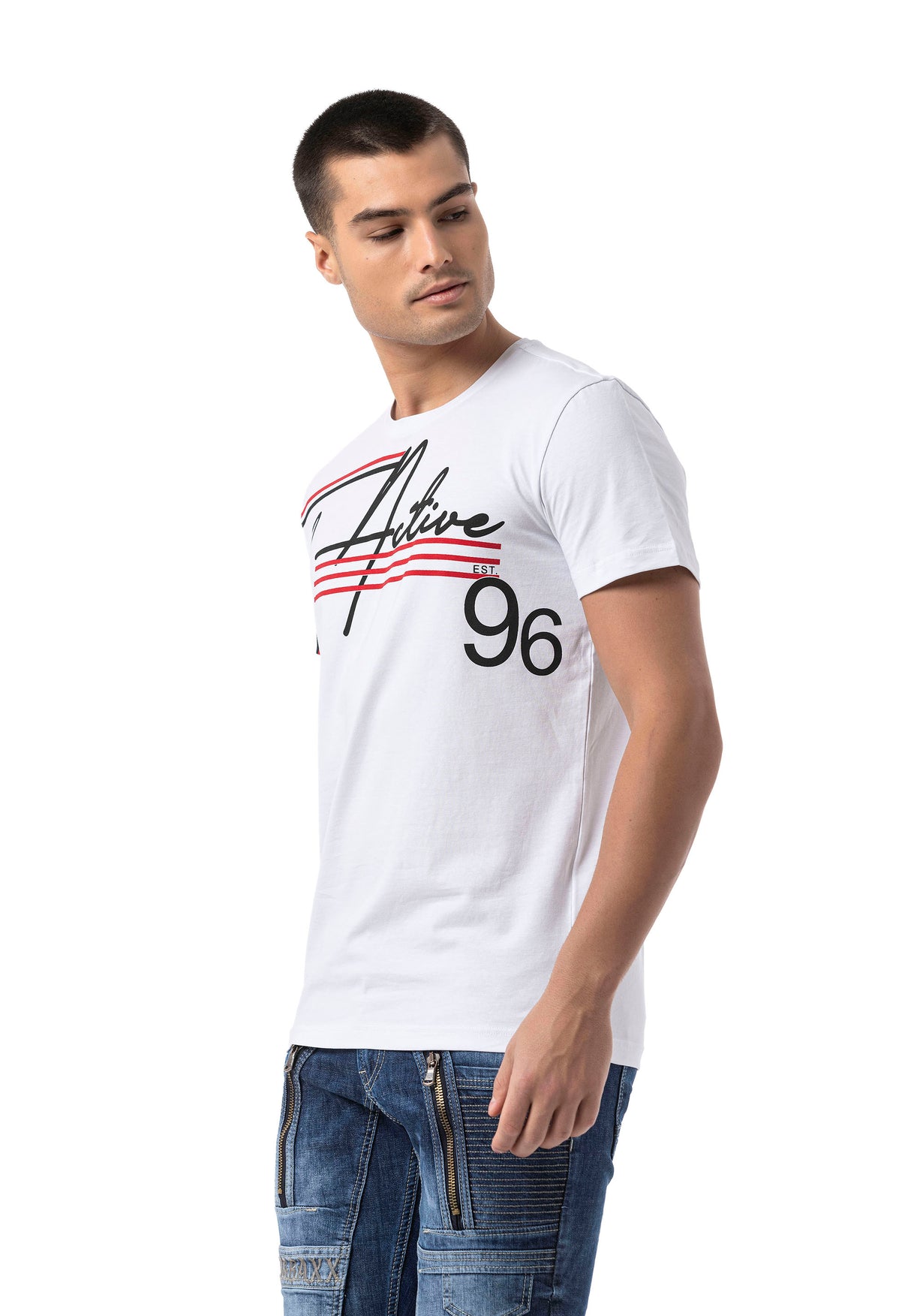 CT796 t-shit męski z nadrukiem