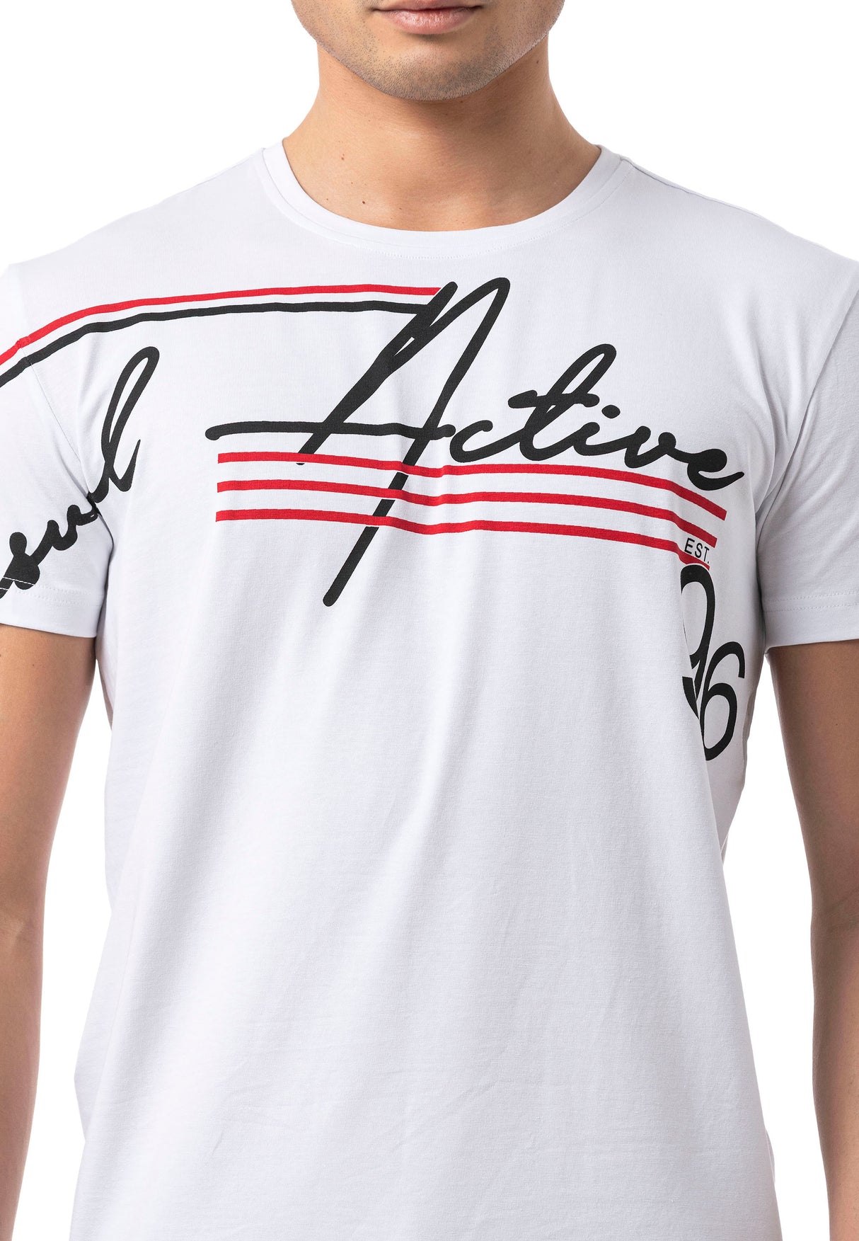 CT796 t-shit męski z nadrukiem