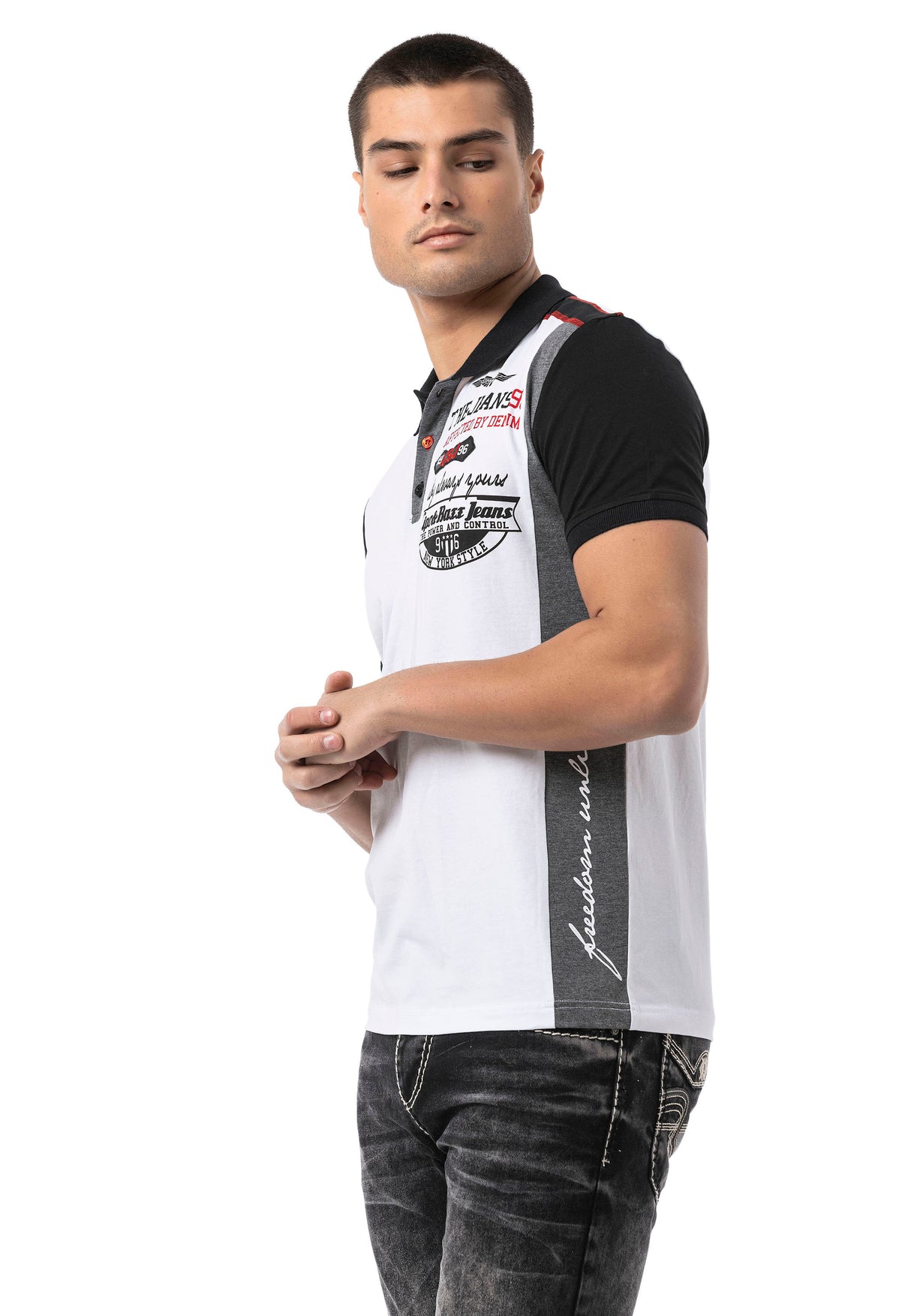 CT799 t-shirt męski z nadrukiem