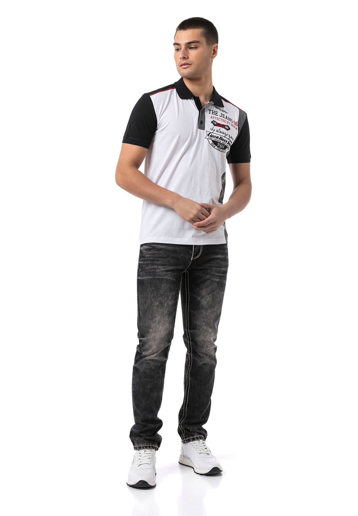 CT799 t-shirt męski z nadrukiem