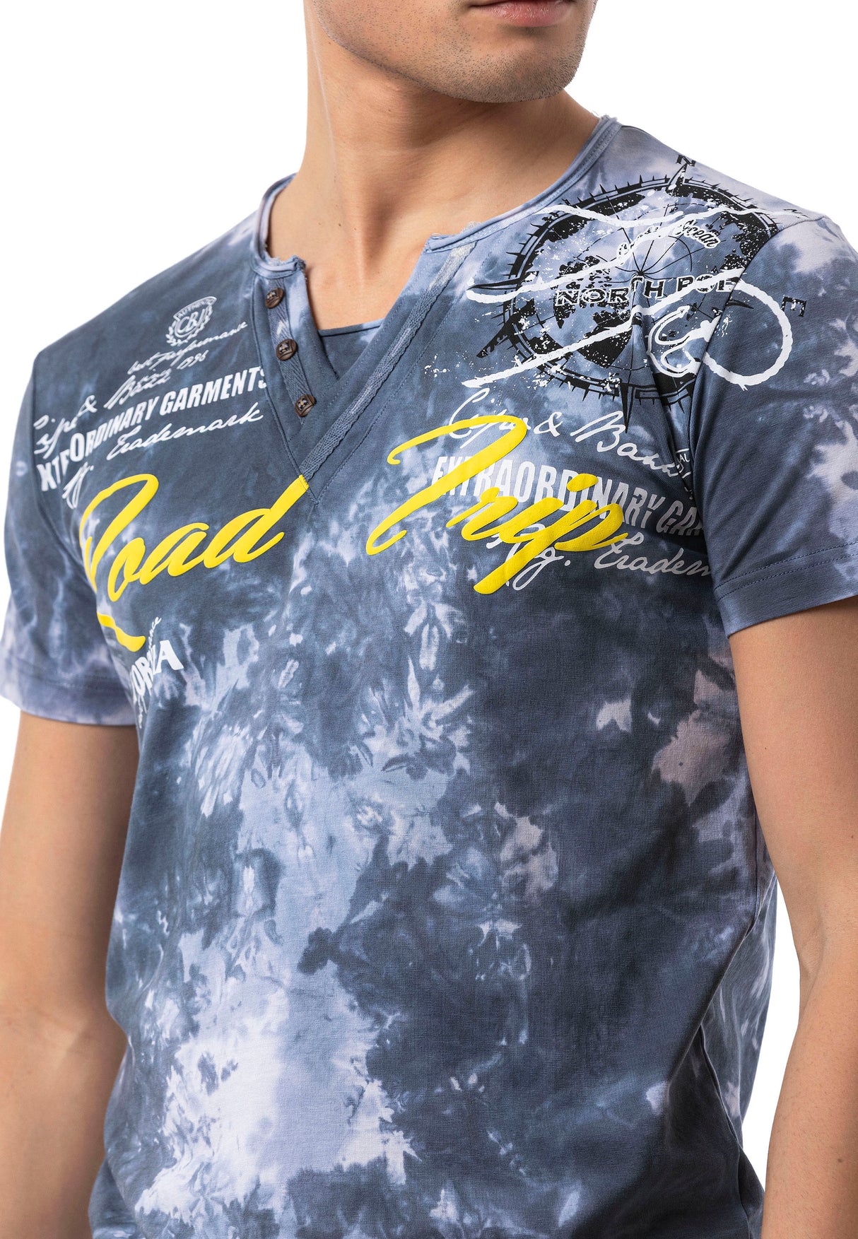 CT804 t-shirt męski z nadrukiem