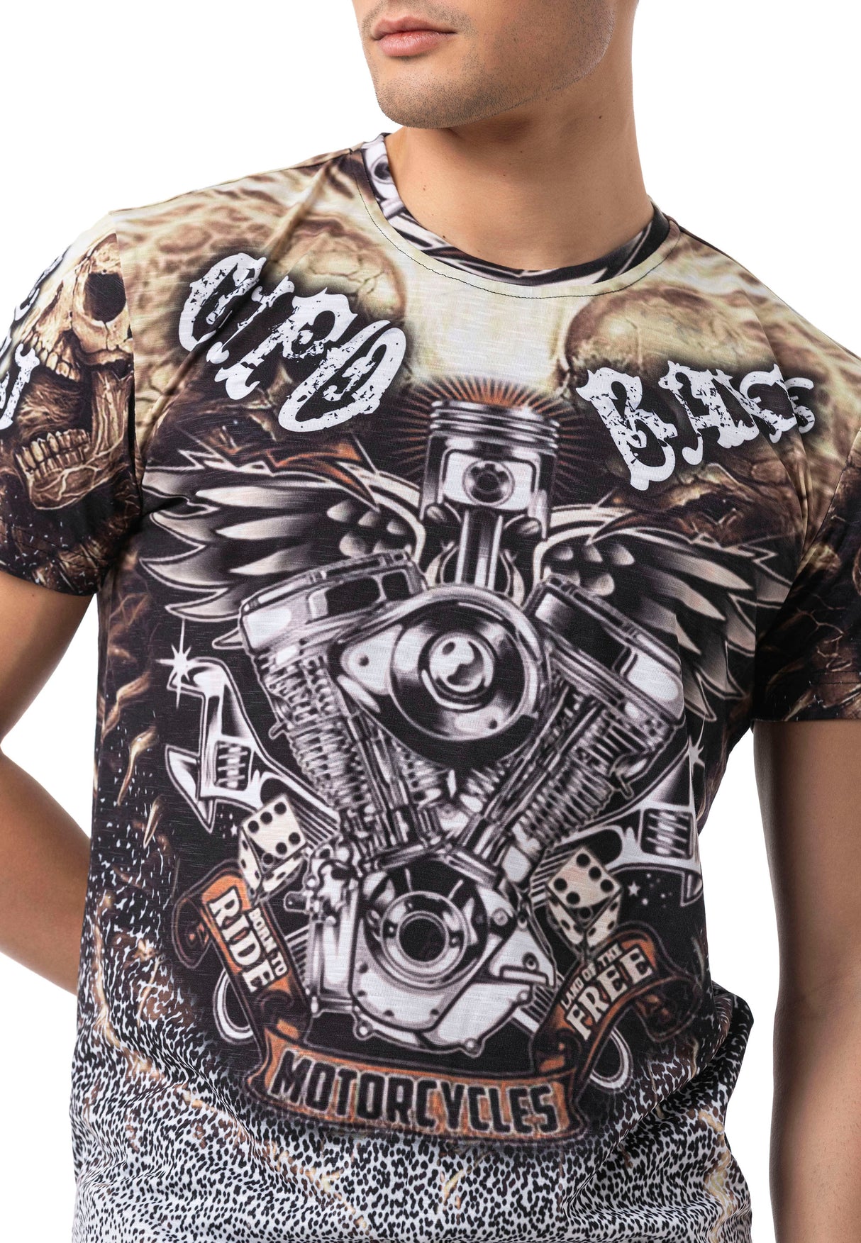 CT820 t-shirt męski z nadrukiem