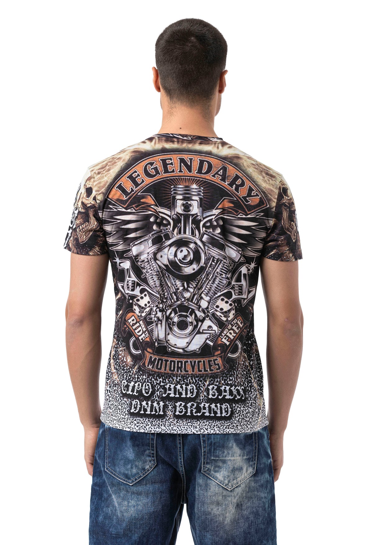 CT820 t-shirt męski z nadrukiem