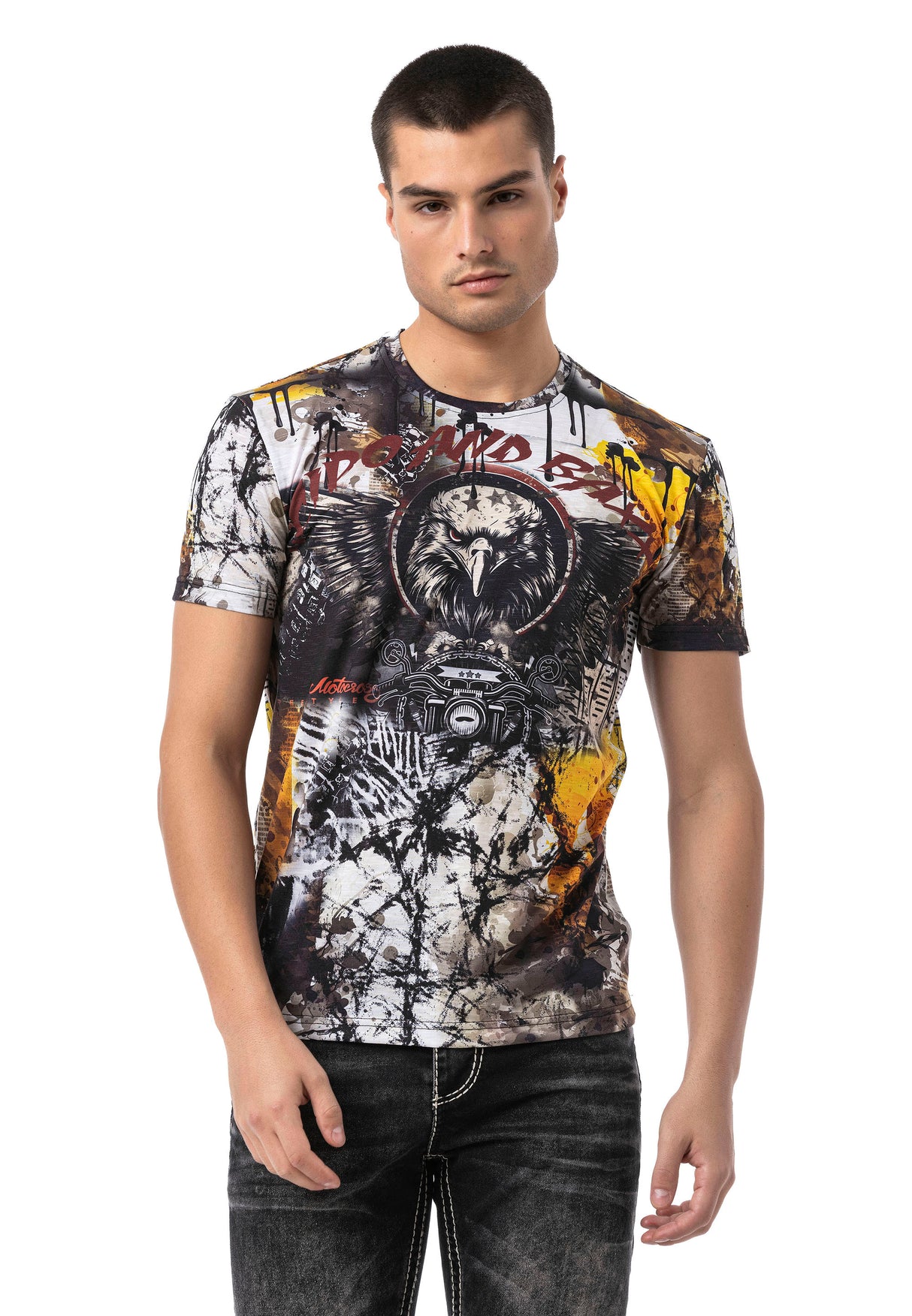 CT822 T-shirt estampada para hombre
