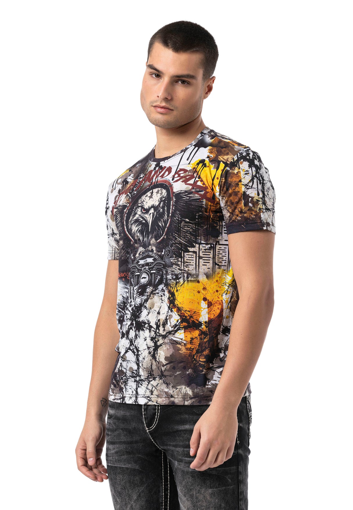 CT822 T-shirt estampada para hombre