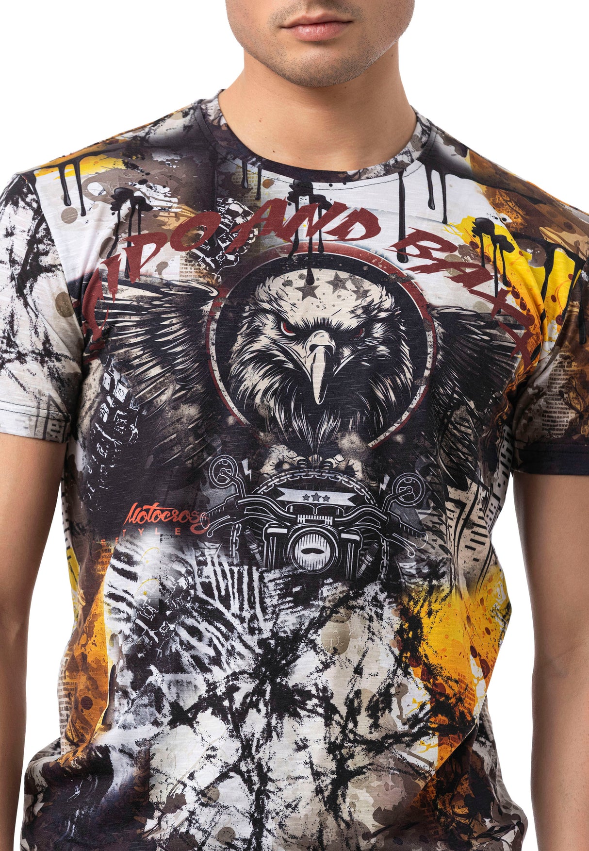CT822 T-shirt estampada para hombre