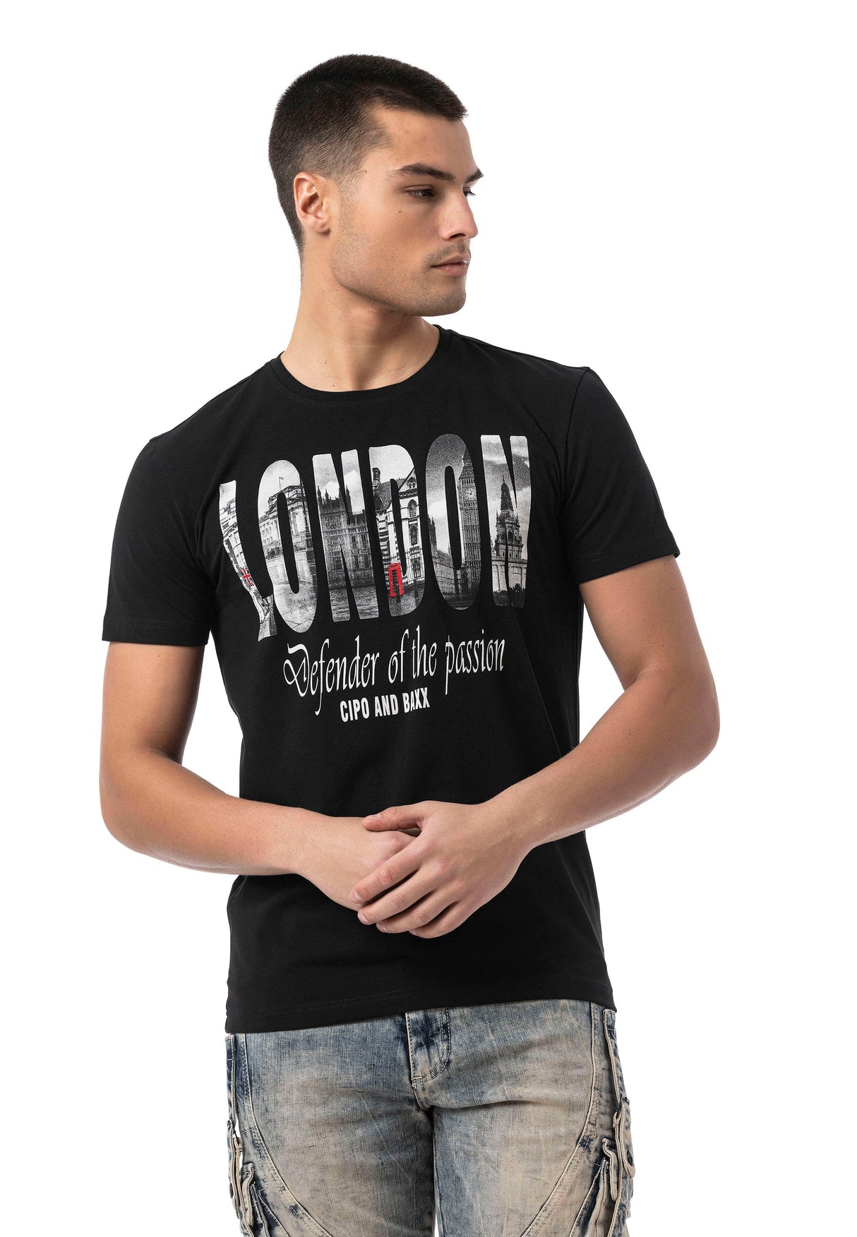 CT826 t-shirt męski LONDON