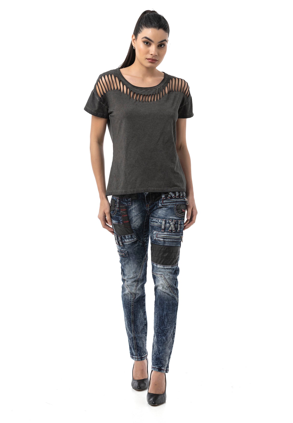 WT388 T-shirt damski