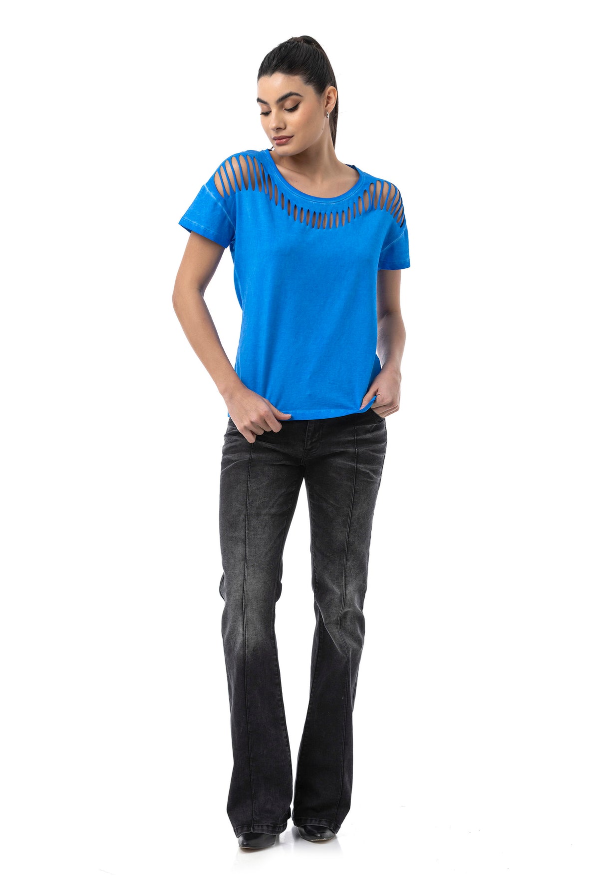 WT388 T-shirt damski