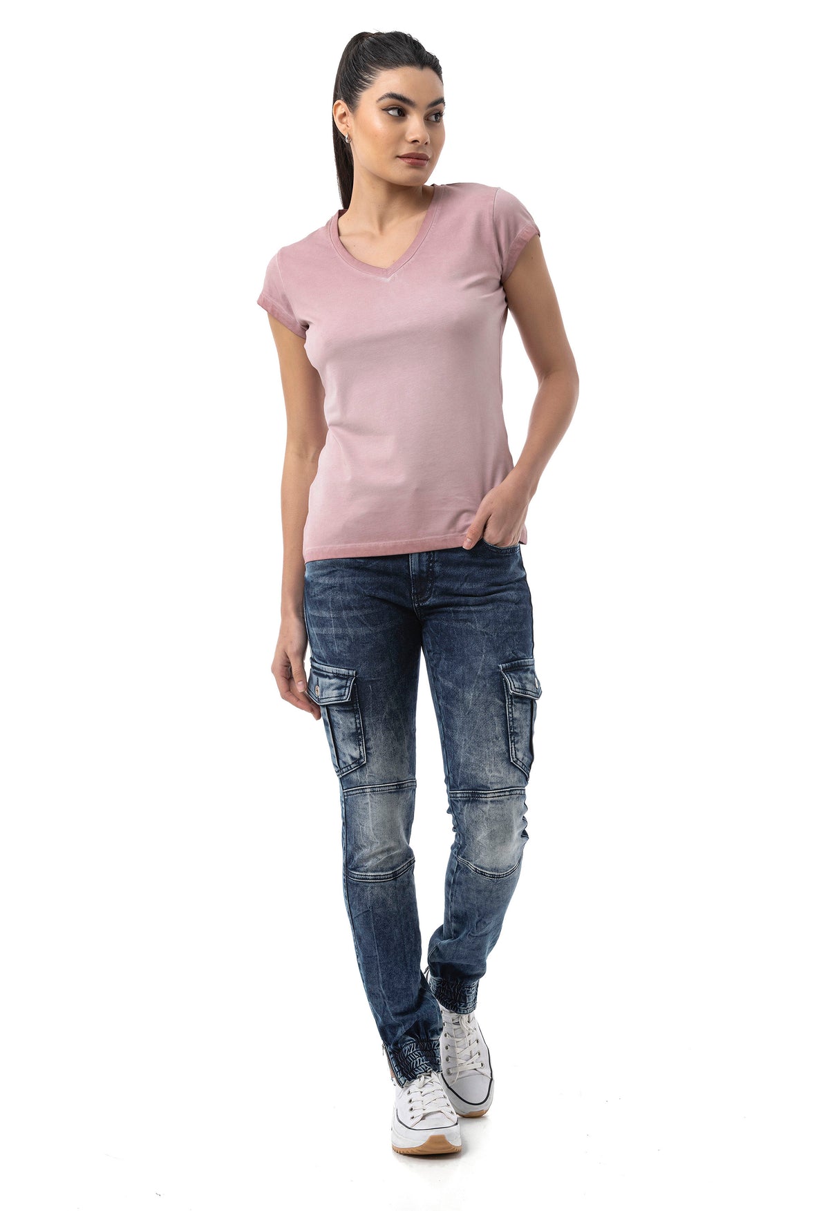 WT385 T-shirt damski