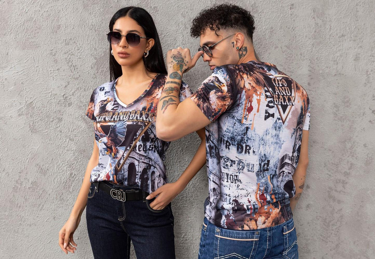 CT780 T-shirt męski z nadrukiem cyfrowym