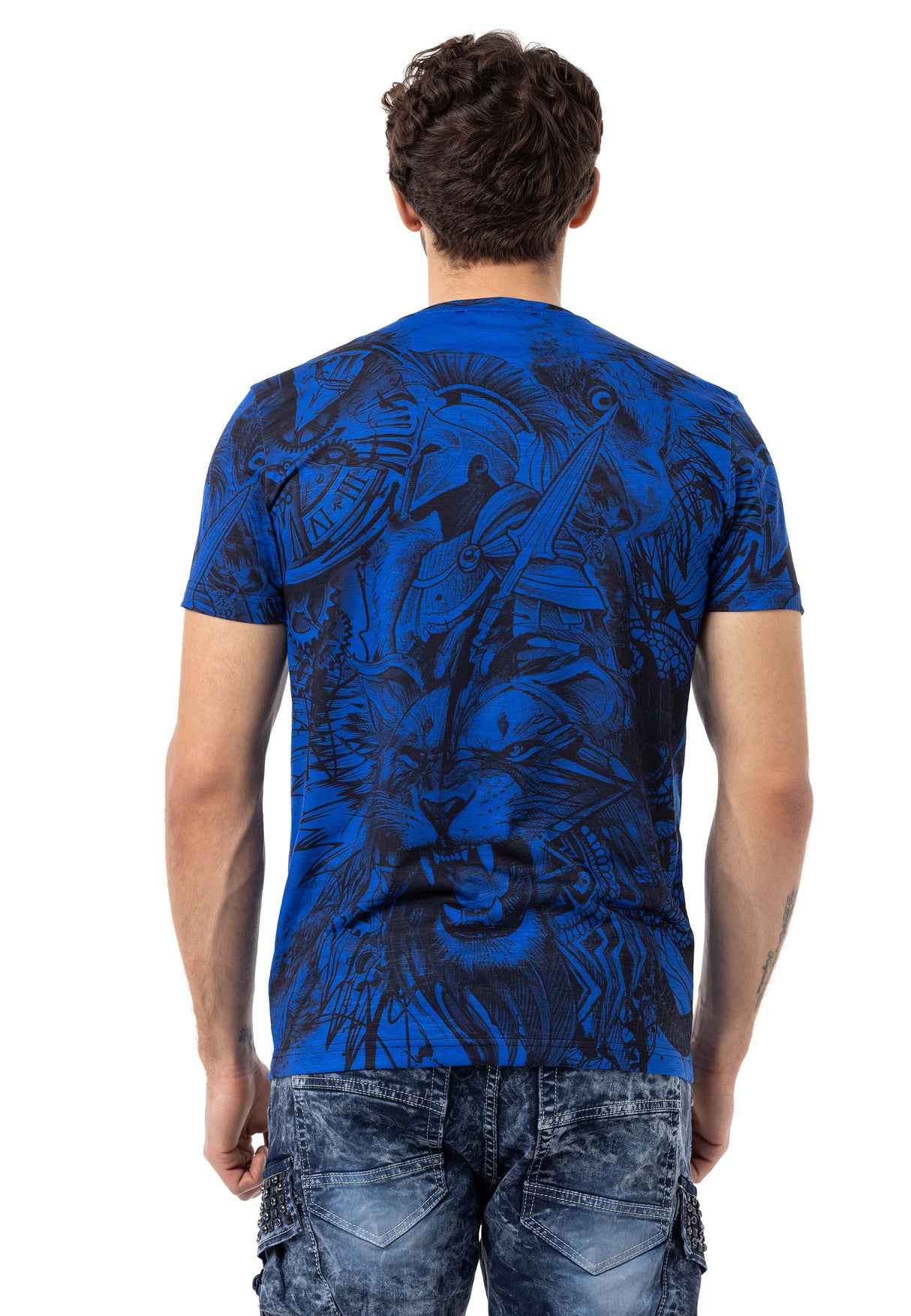 CT781 T-shirt męski z nadrukiem