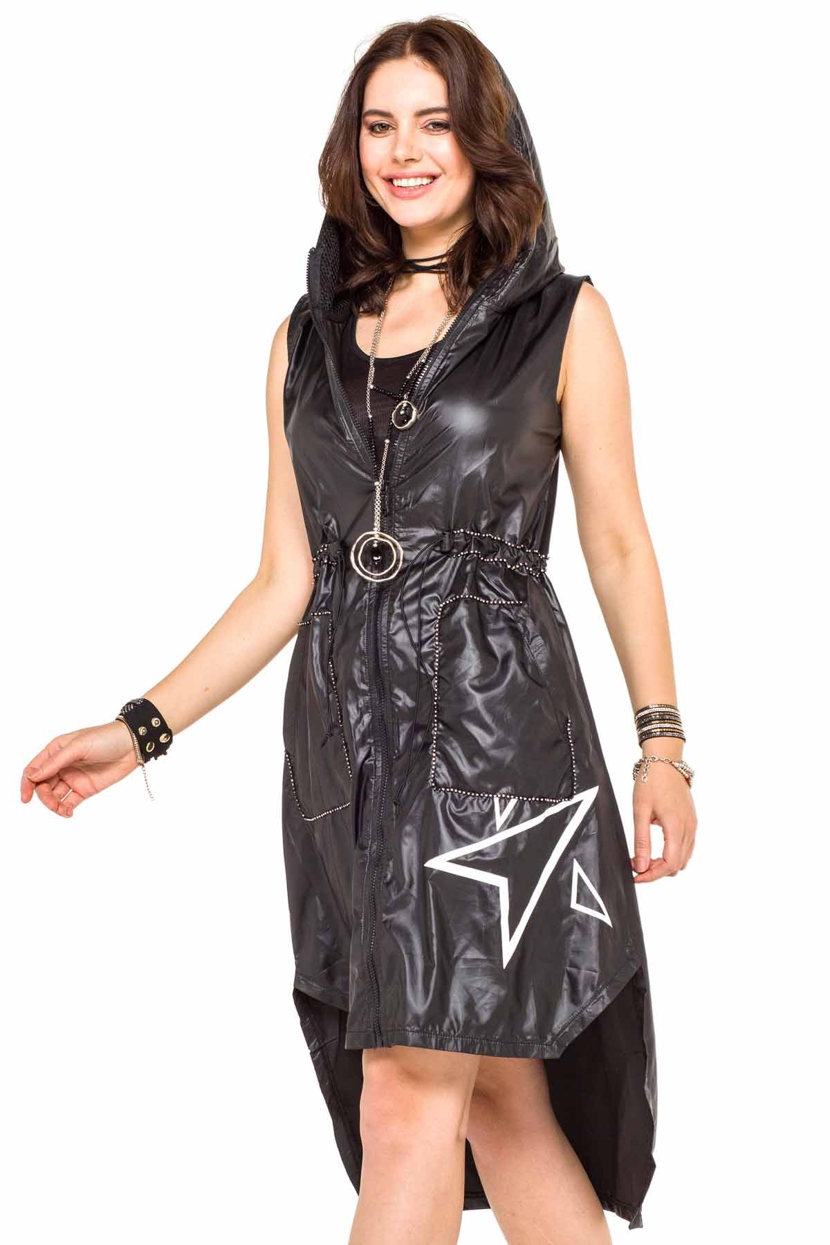 WW117 kamizelka damska z ekstrawaganckim kroju