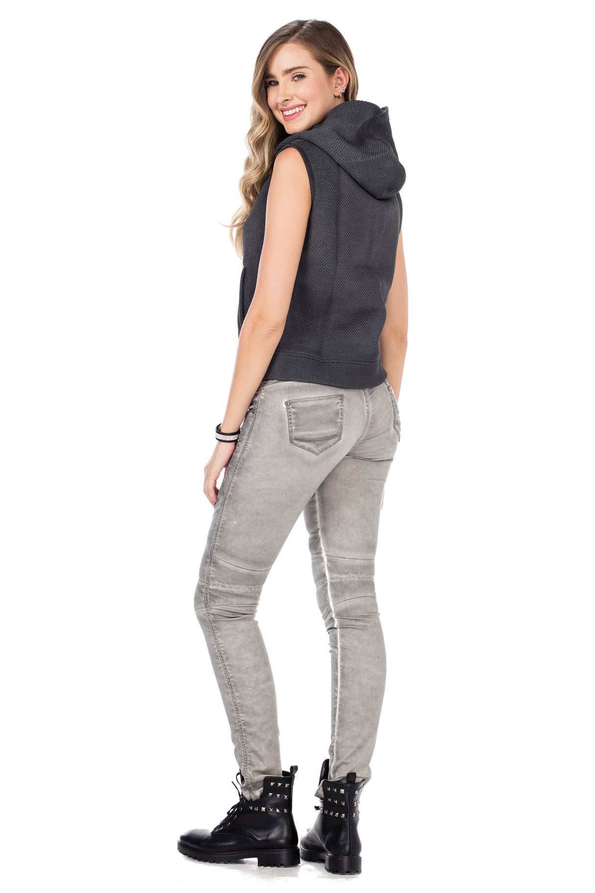 WW100 kamizelka damska z kapturem