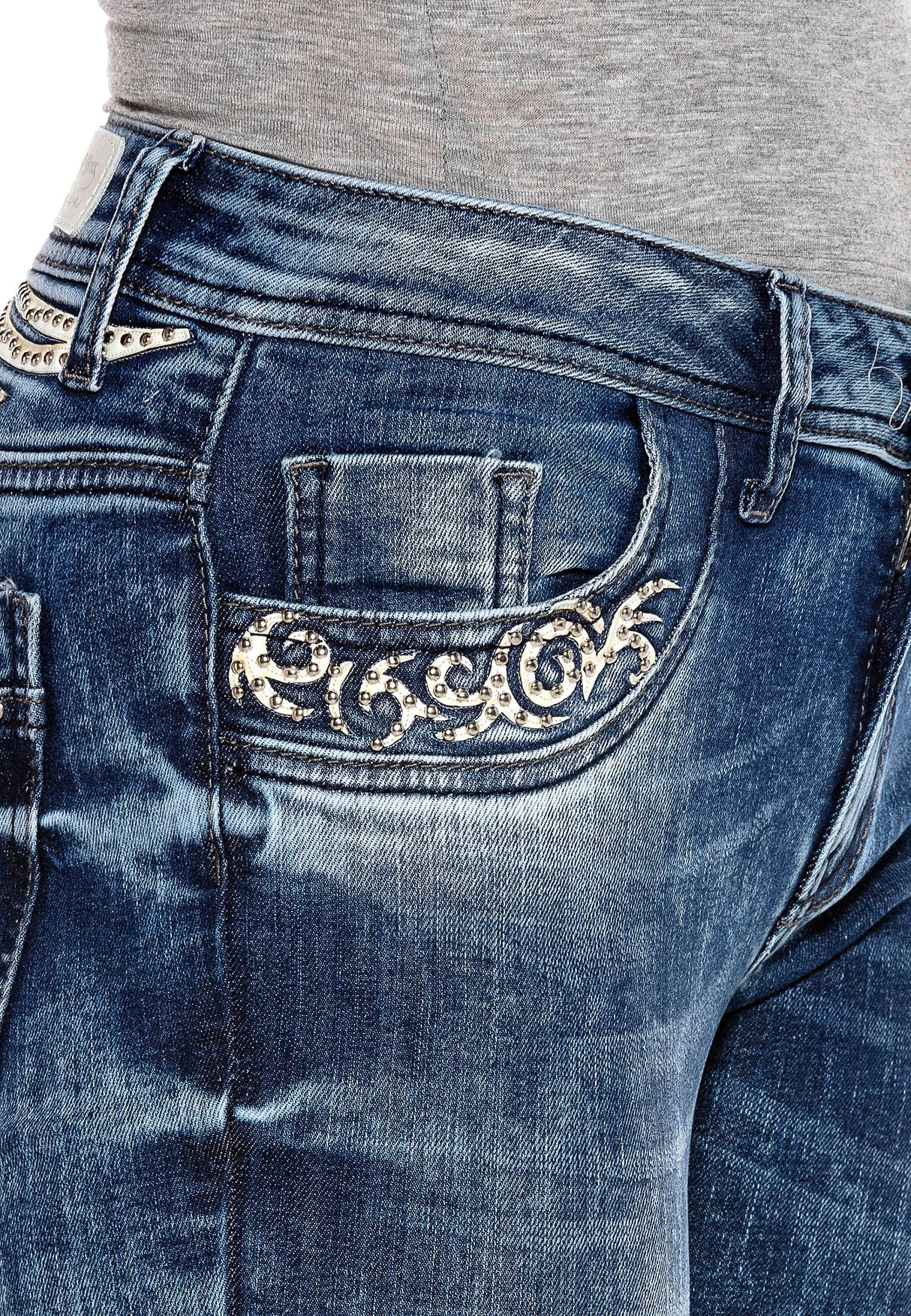 WD403 jeansy damskie