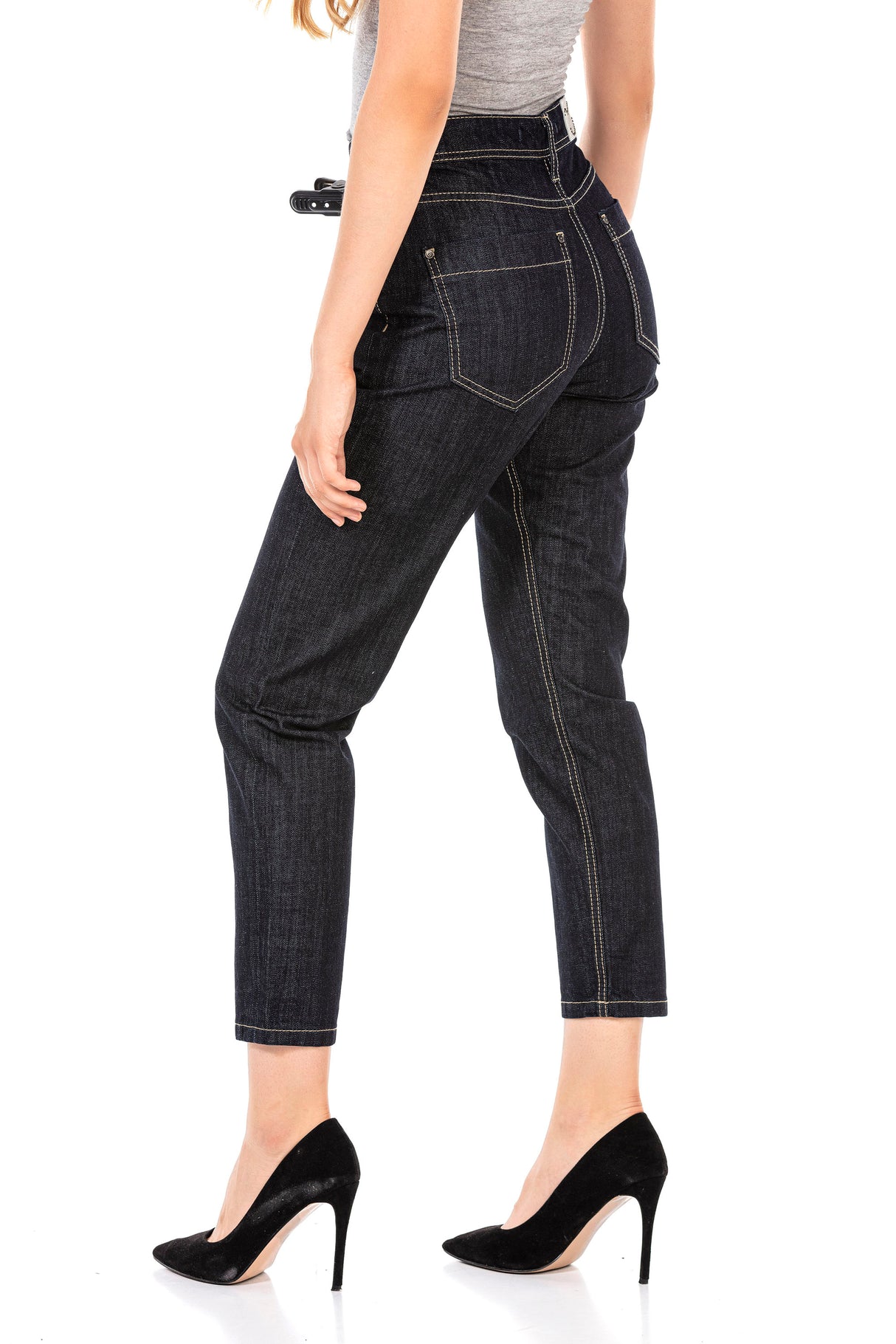 WD450 Dames 7/8 Broek met Contrastkleurige Naden