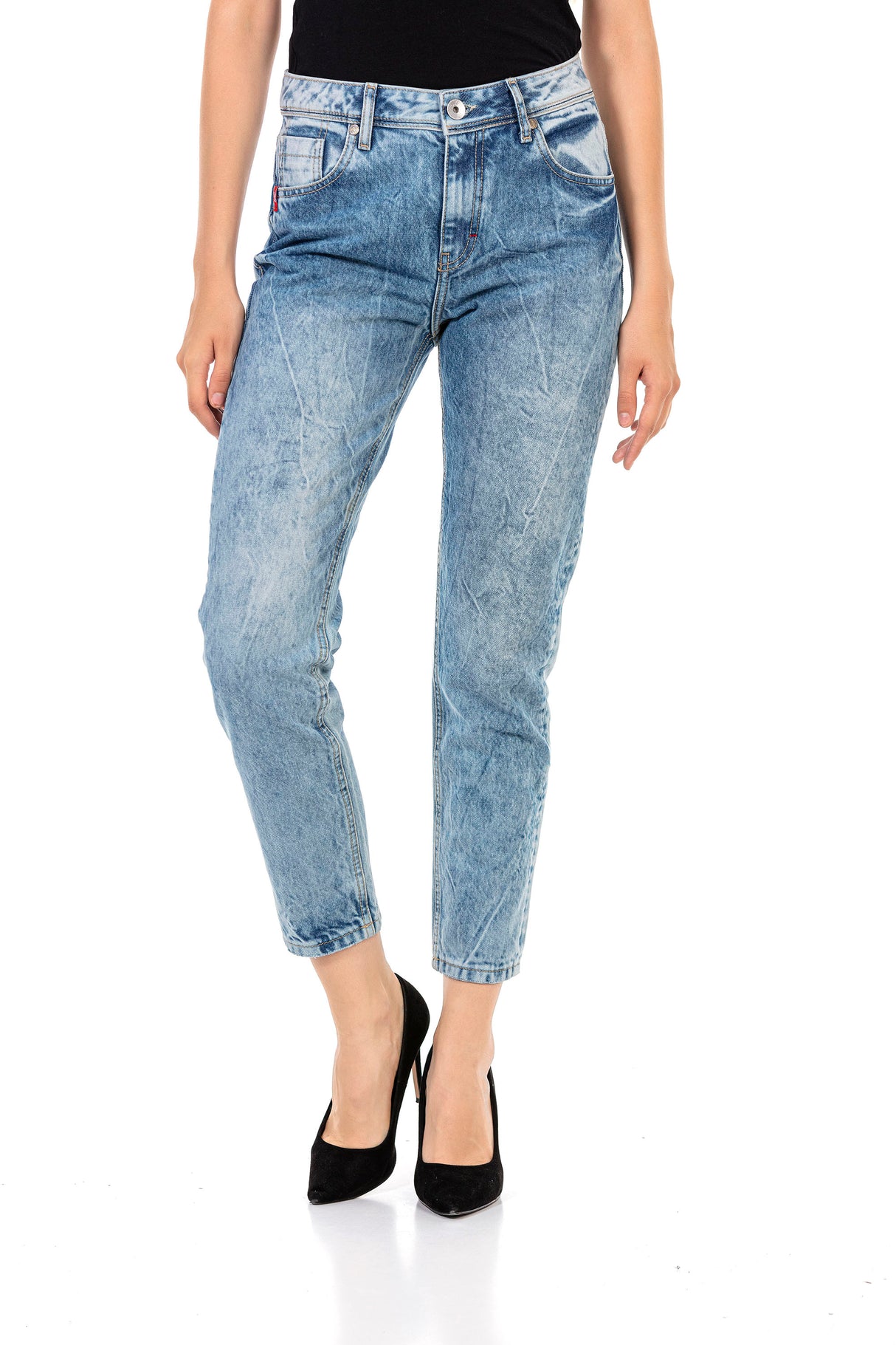 WD454 women 7/8 pants with cool patterns