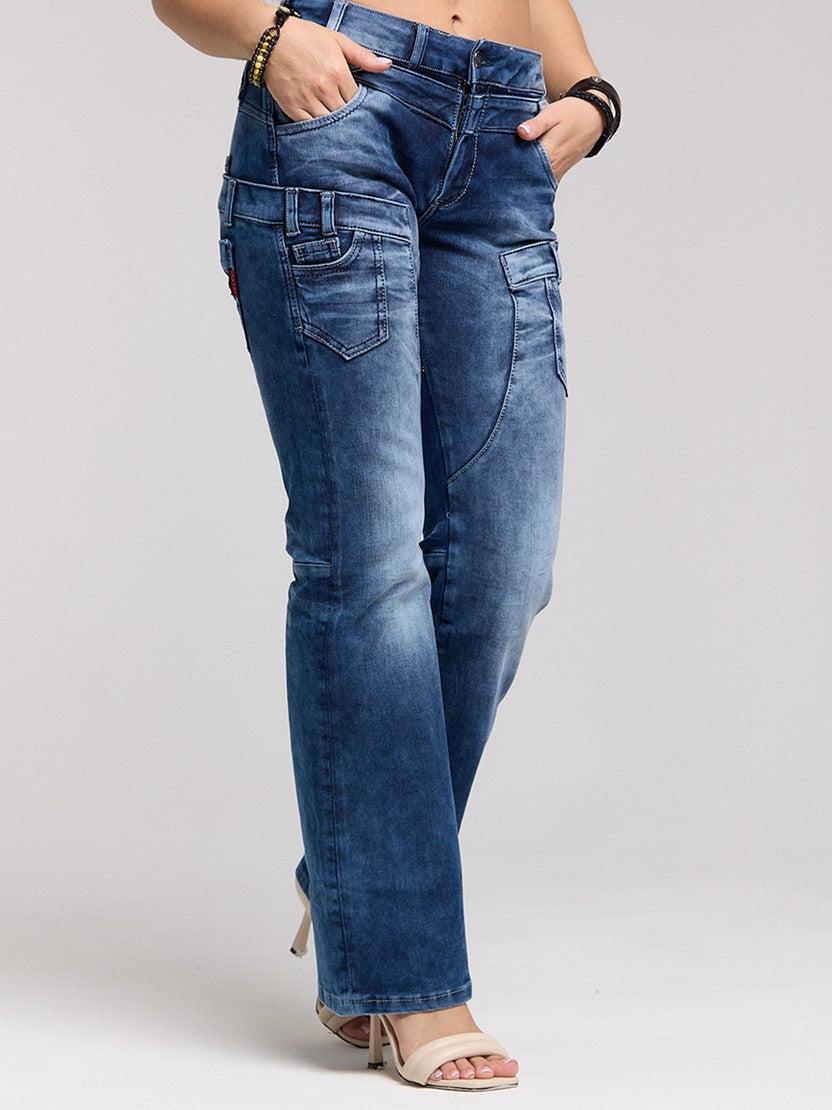 WD530 Jeans Bootcut para Mujer