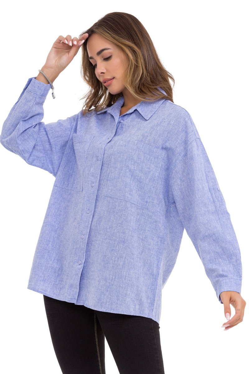 WH125 koszula damska oversize