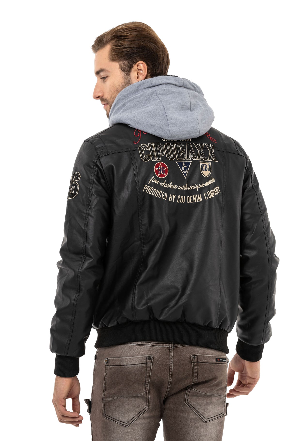 CM215 kurtka męska z odpinanym kapturem