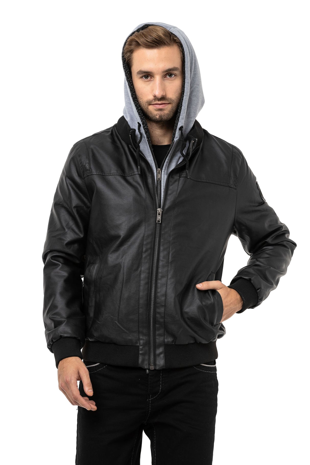 CM214 męska kurtka z kapturem