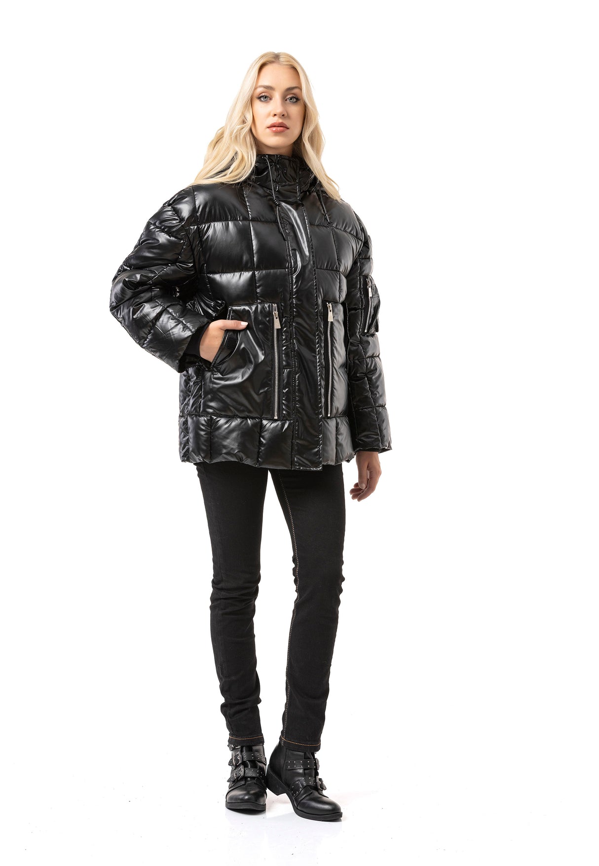 WM142 kurtka zimowa damska