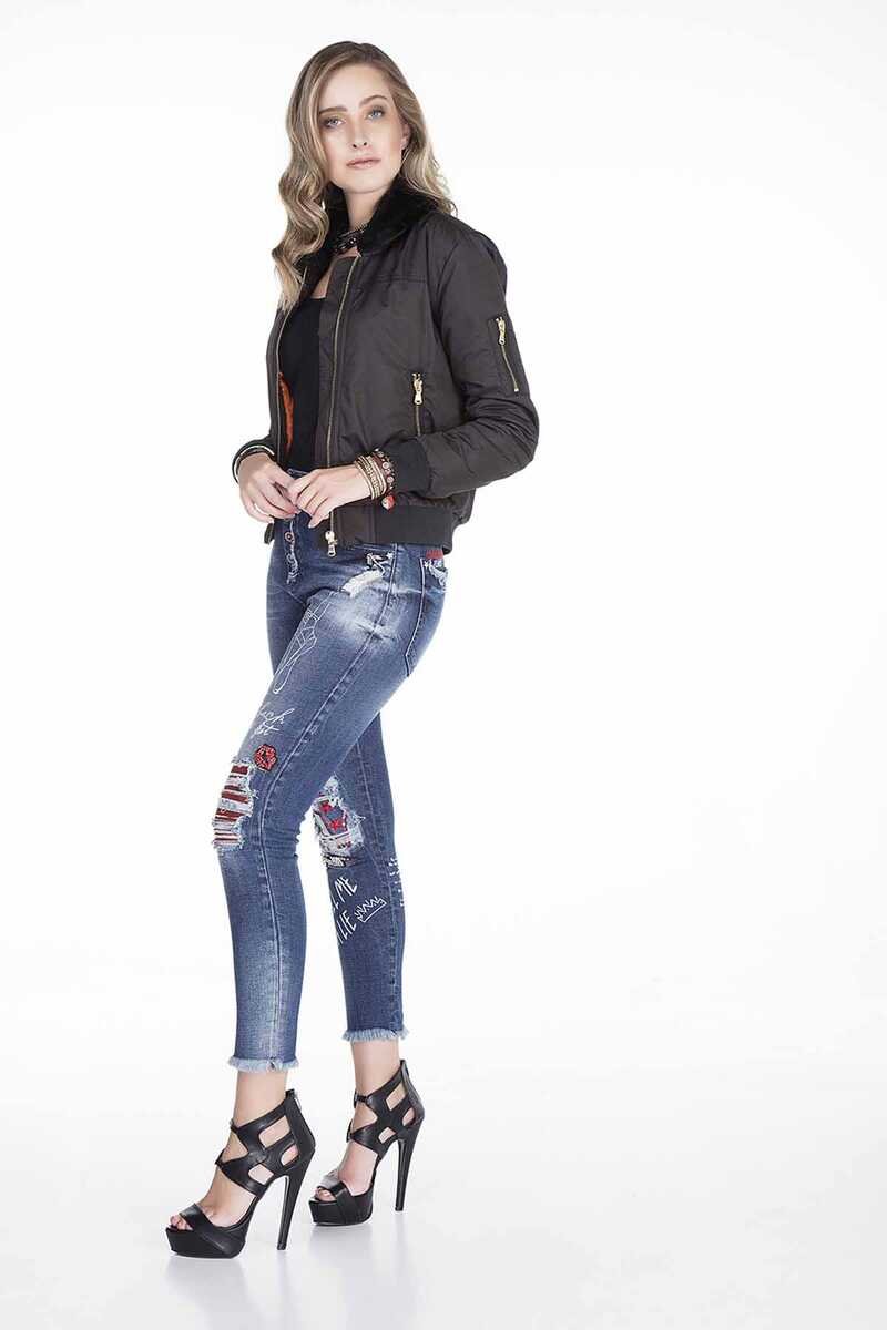 WJ141 damska kurtka bomberka