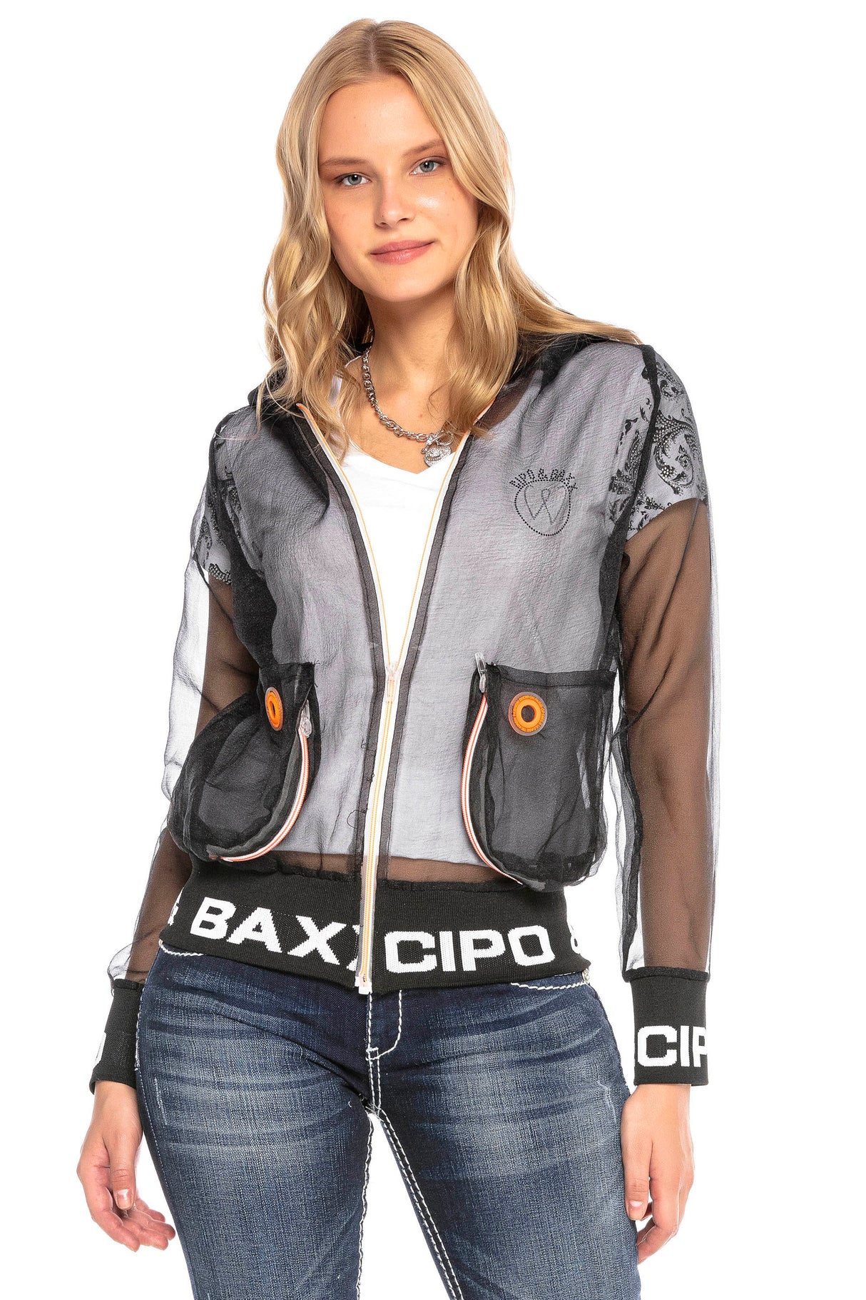 WJ187 bluza damska przezroczysta