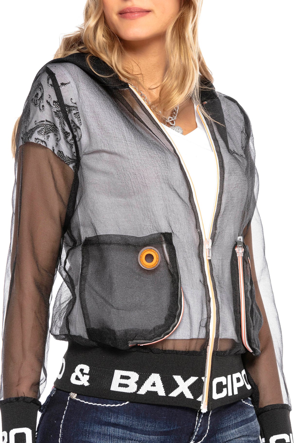 WJ187 bluza damska przezroczysta