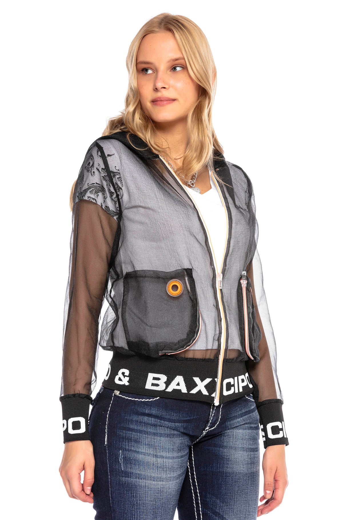 WJ187 bluza damska przezroczysta