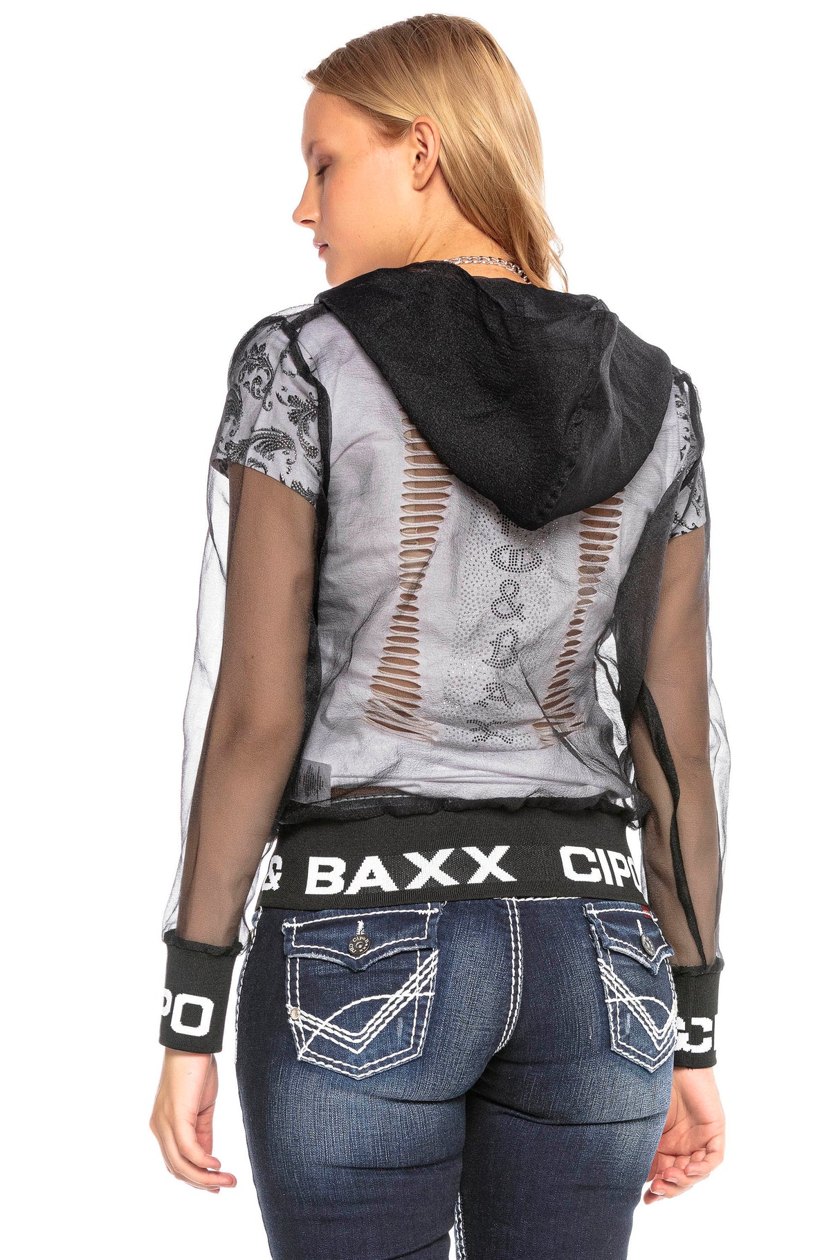 WJ187 bluza damska przezroczysta