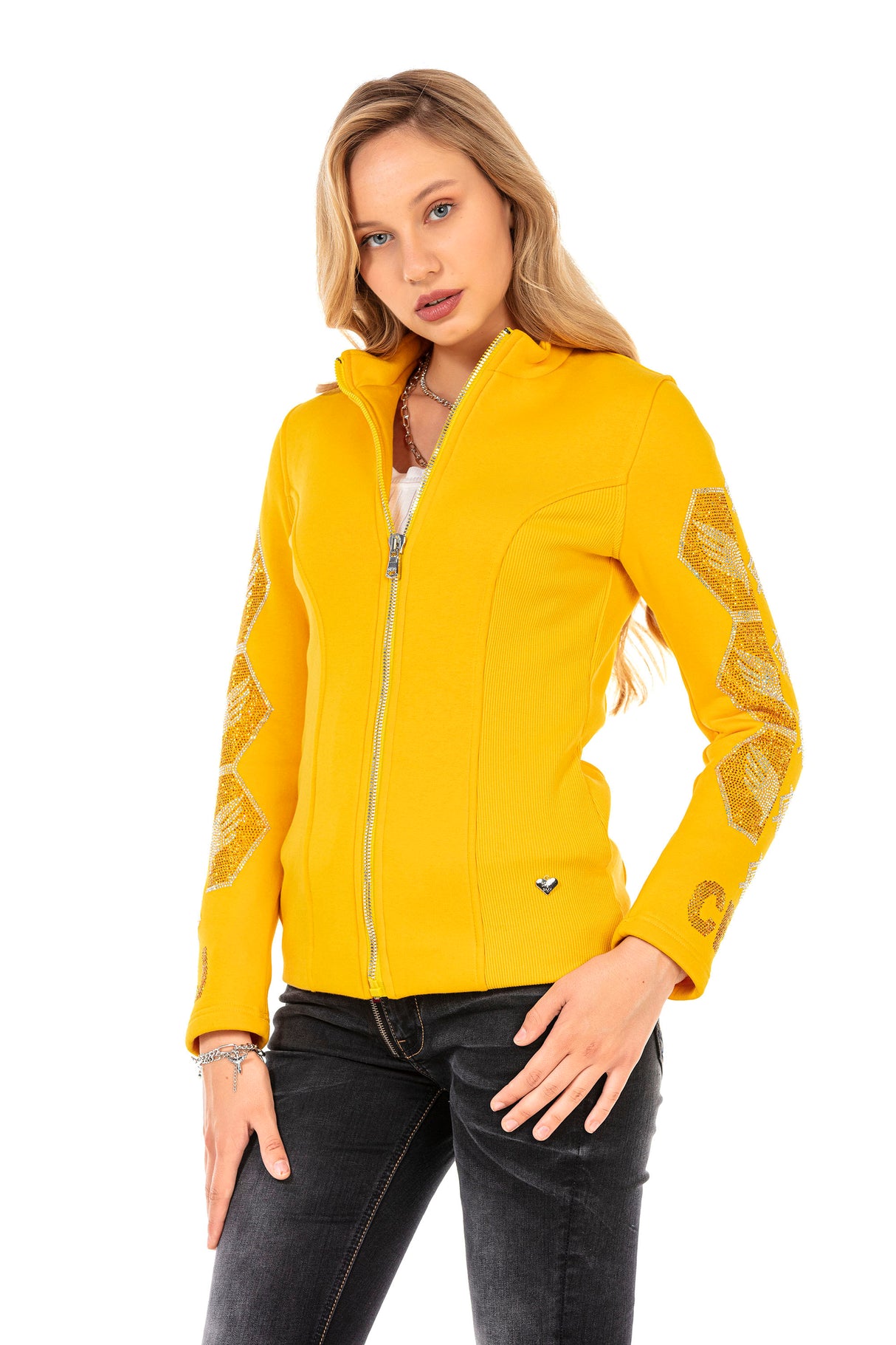 WJ197 marynarka damska z kamieniami