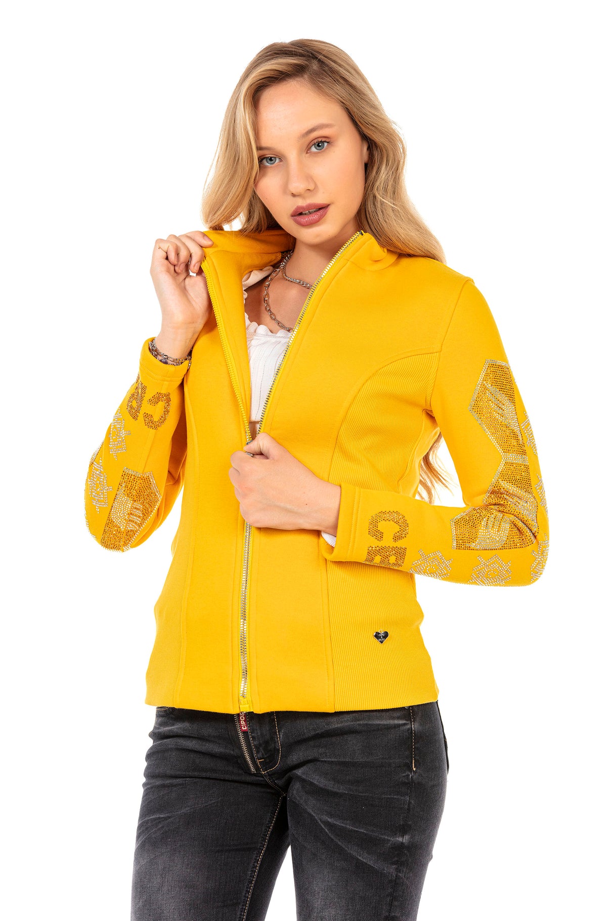 WJ197 marynarka damska z kamieniami