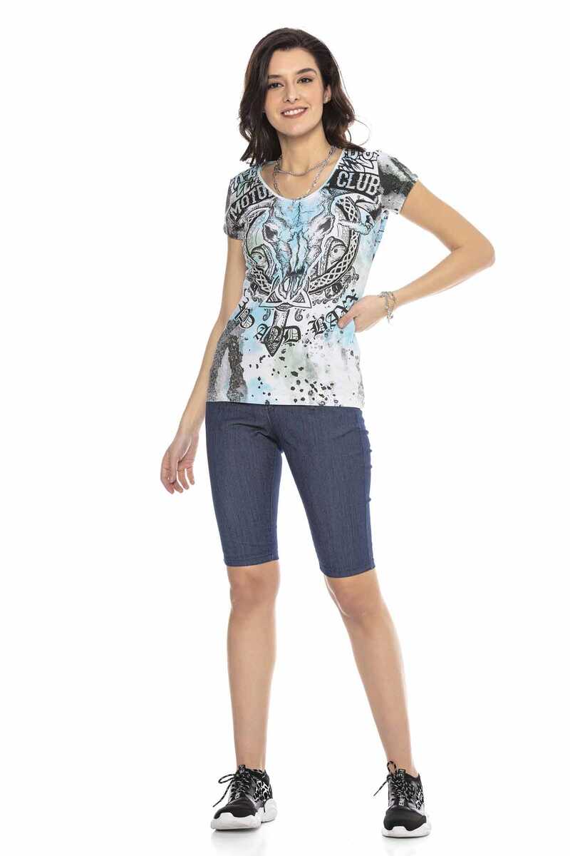 WK168 szorty damskie capri