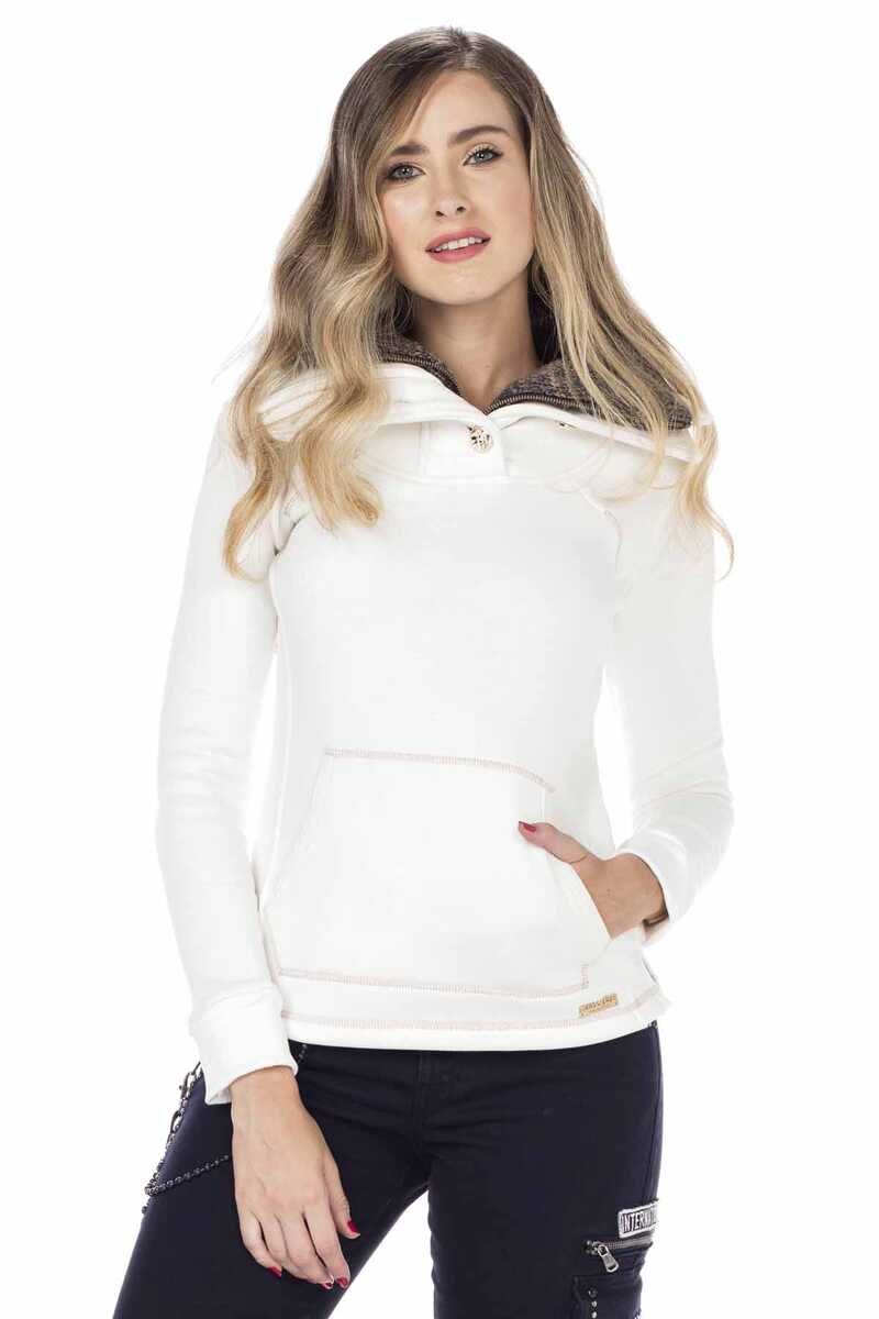 WL188 bluza damska z kołnierzem