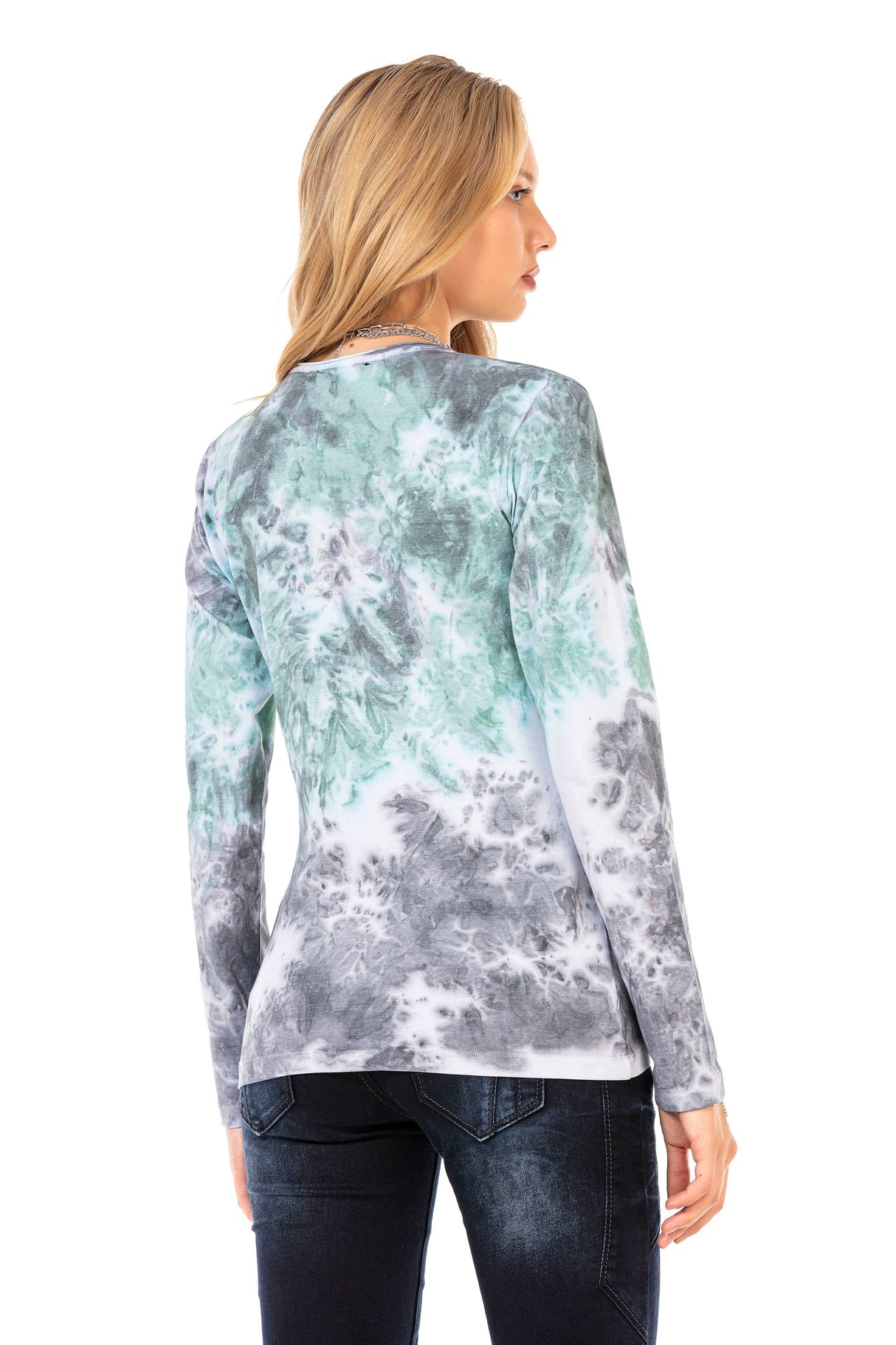 WL291 bluza damska z kamieniami