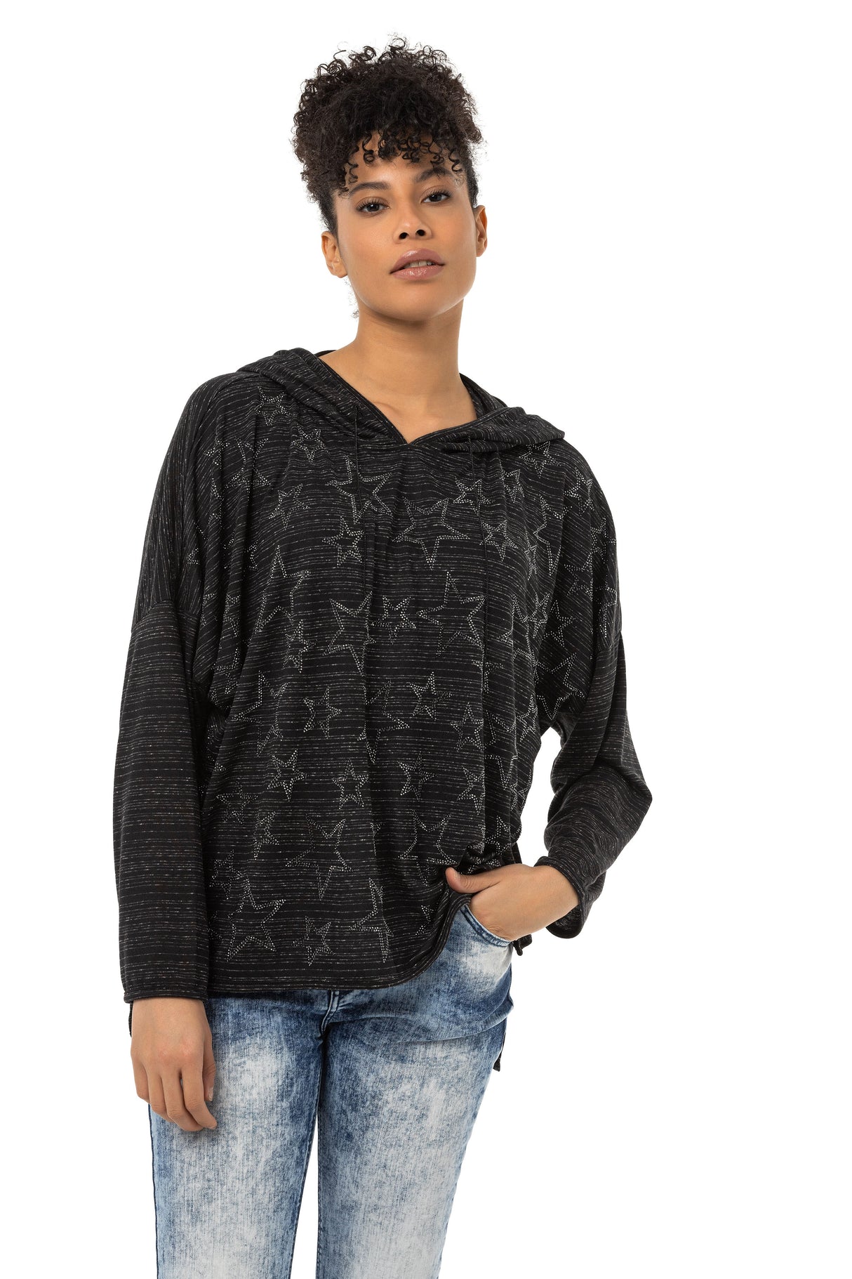 WL357 bluza damska z kapturem