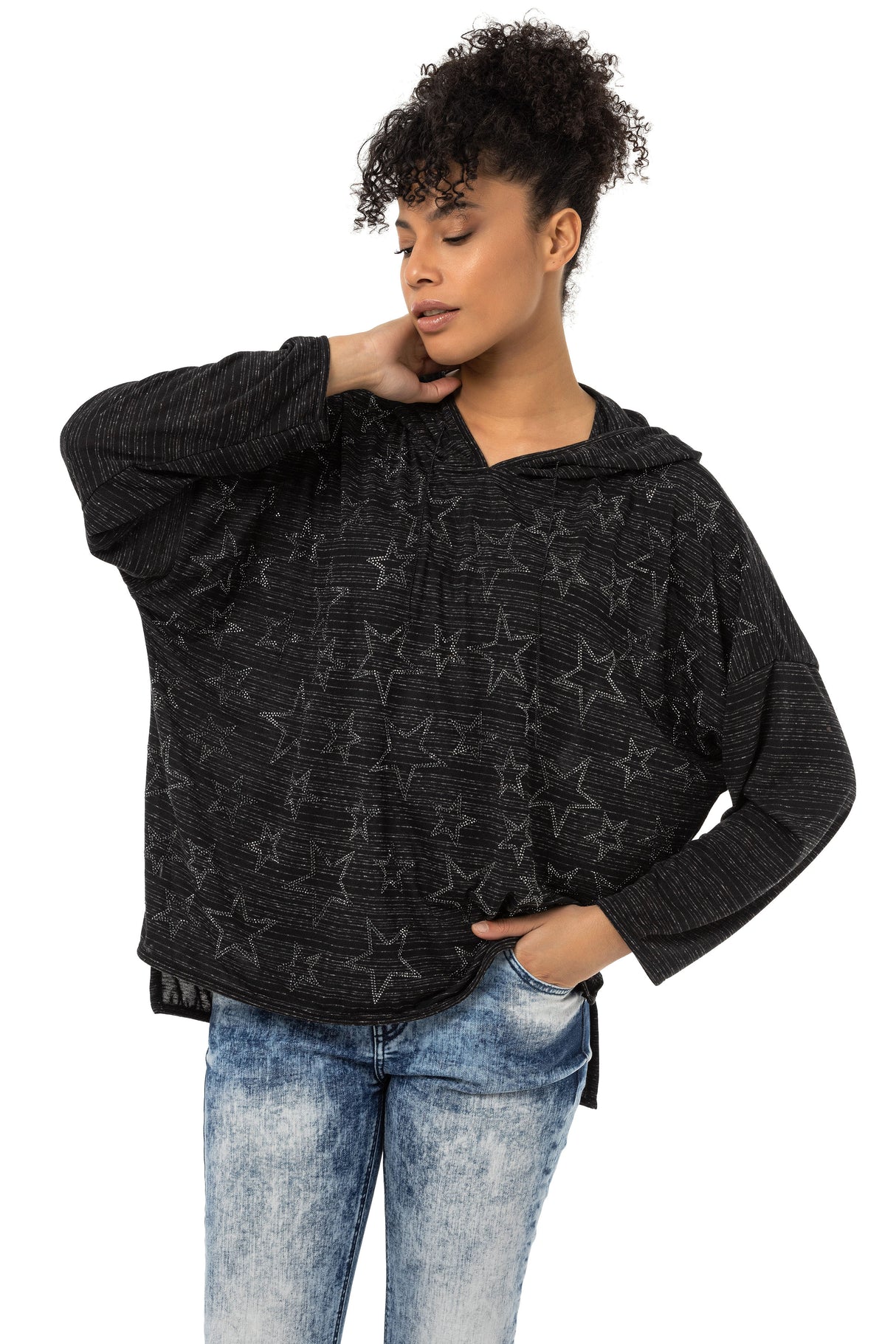 WL357 bluza damska z kapturem