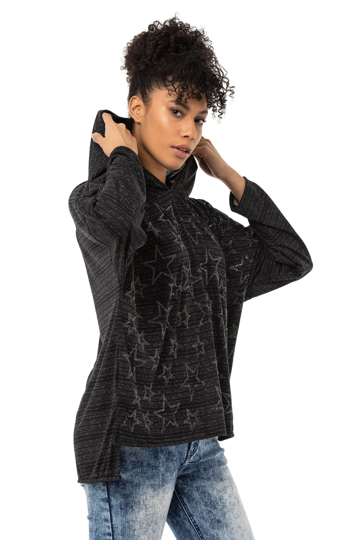 WL357 bluza damska z kapturem