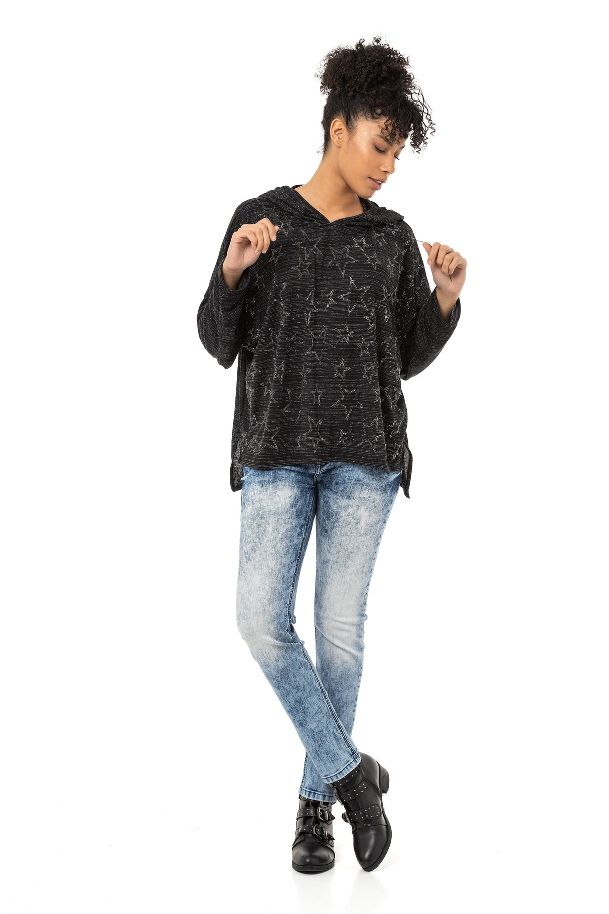 WL357 bluza damska z kapturem