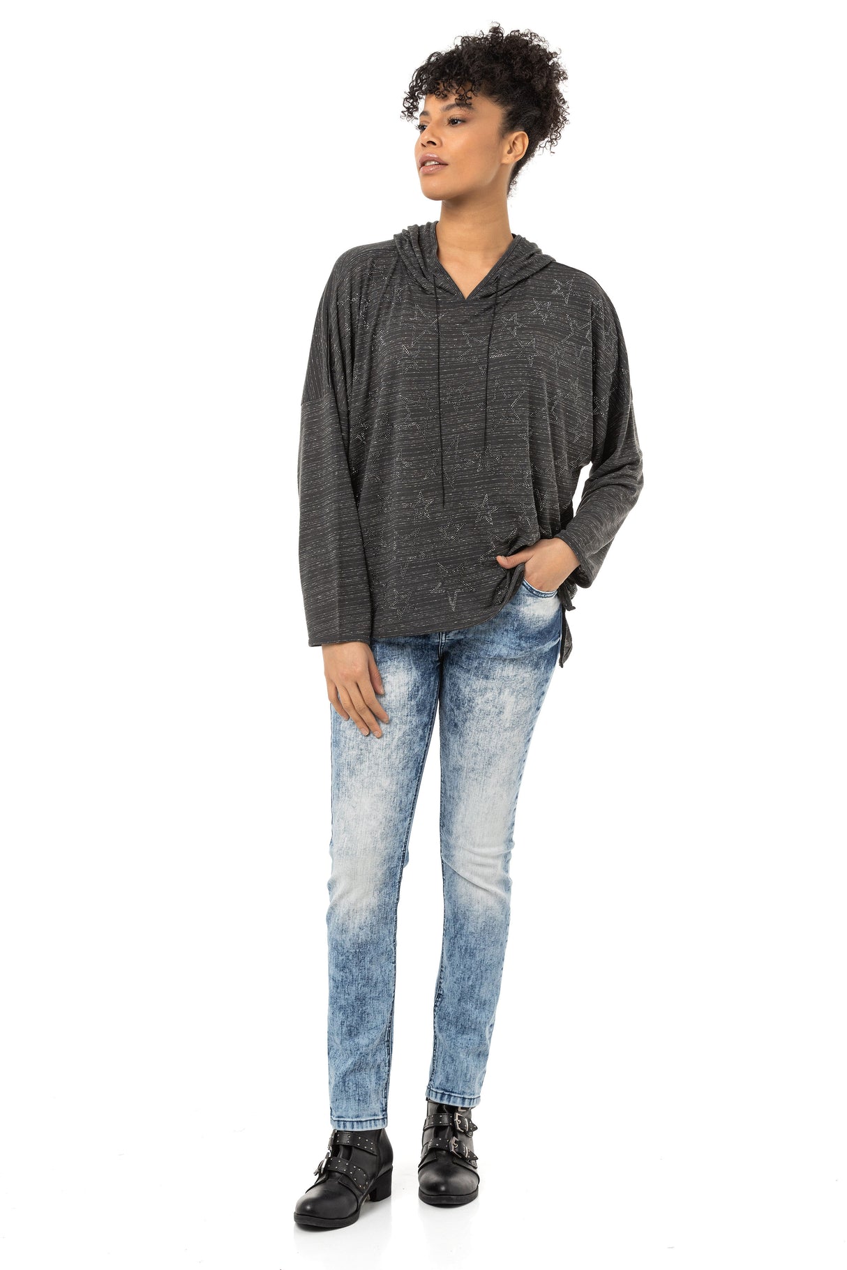 WL357 bluza damska z kapturem