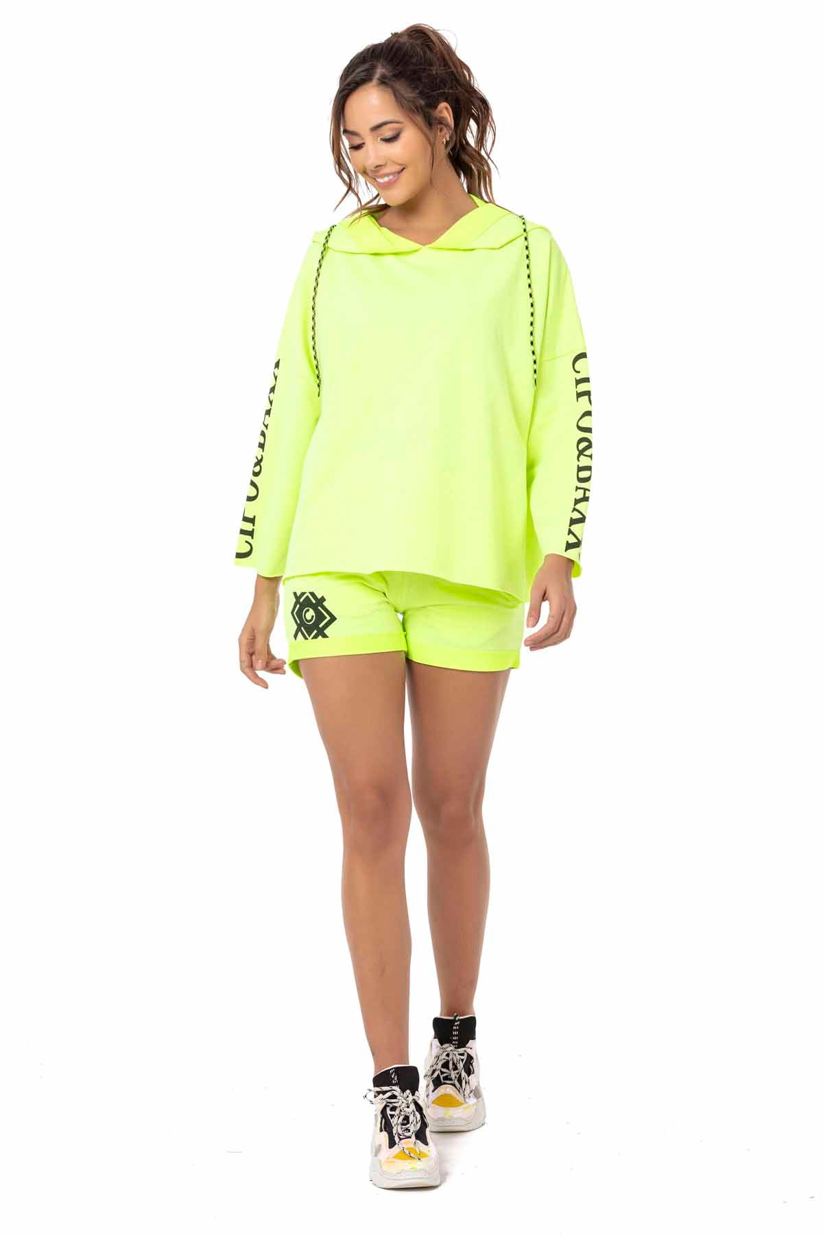 WLK176 dres damski z szortami