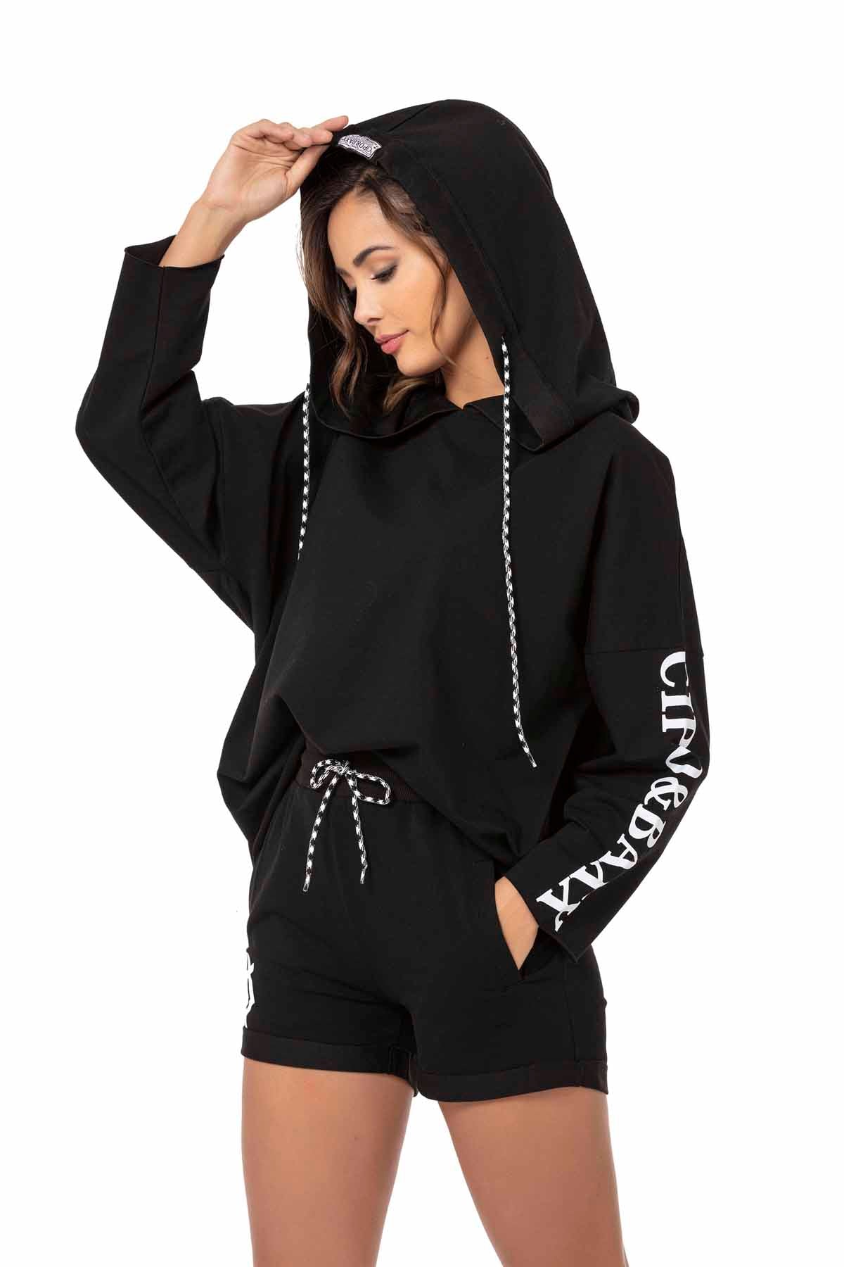 WLK176 dres damski z szortami