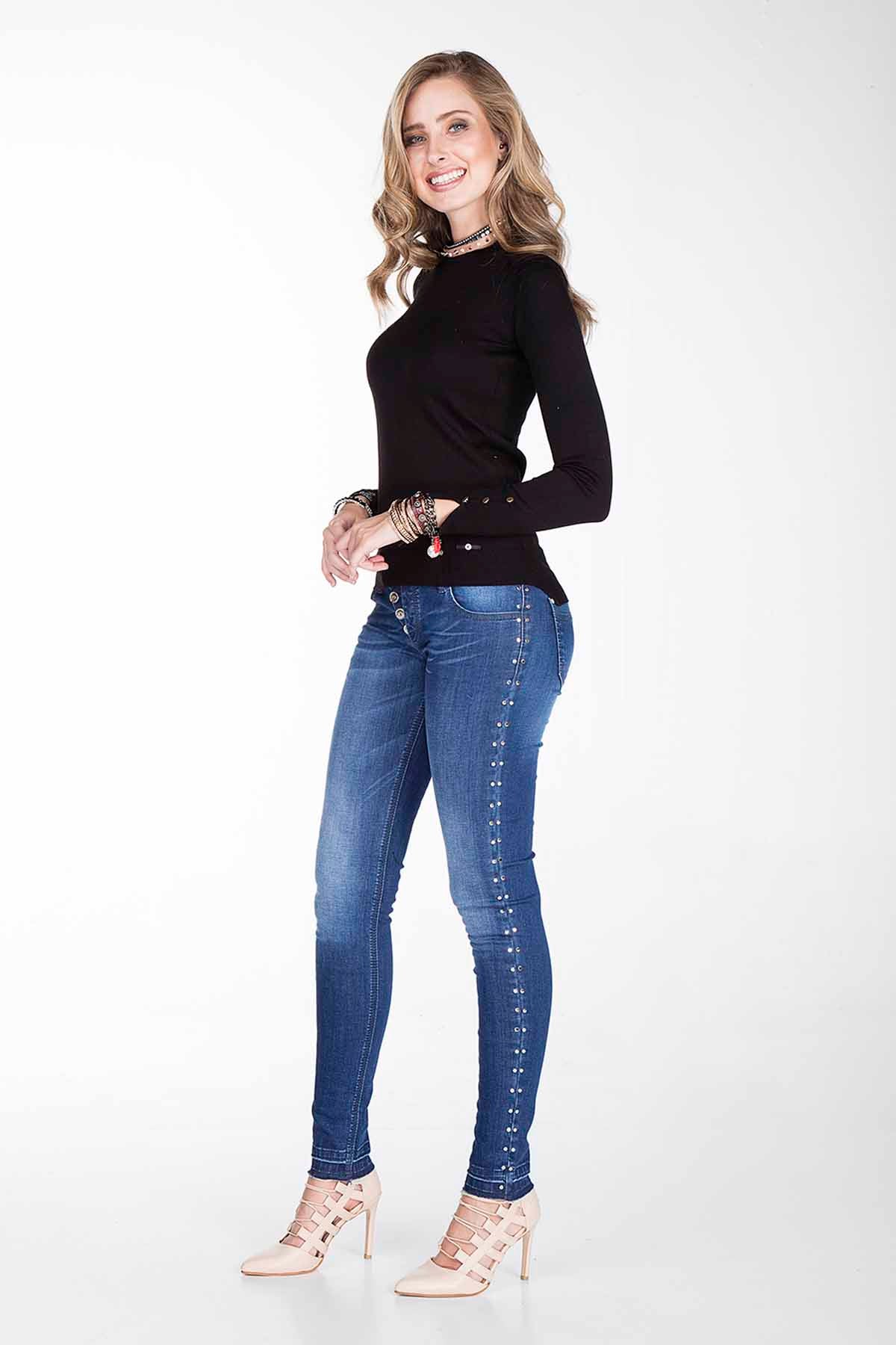 WP101 damski sweter klasyczny